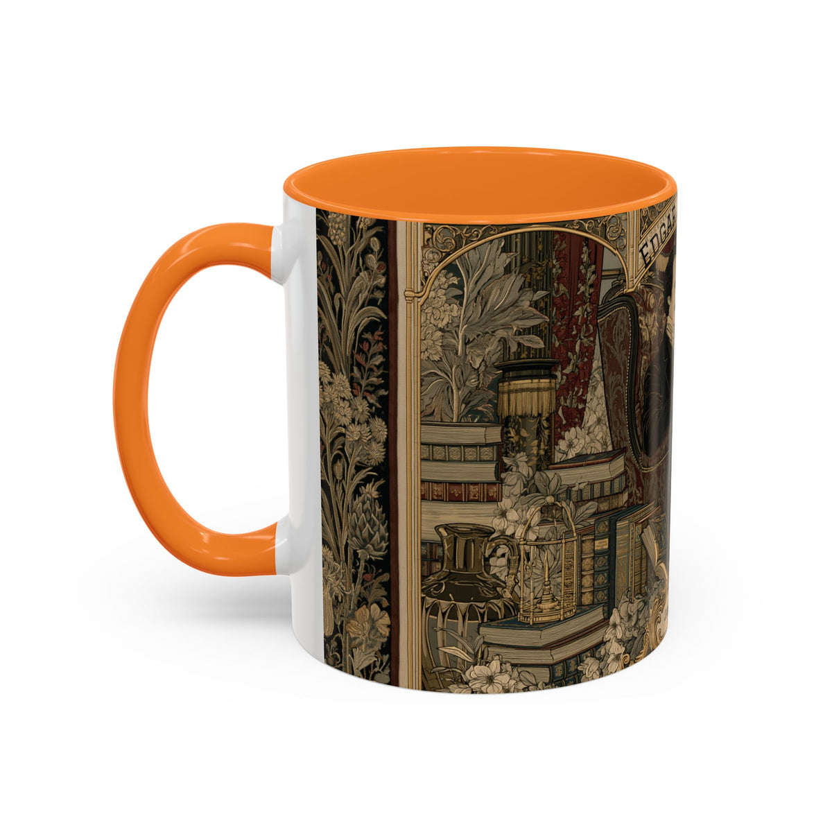 Edgar Allan Poe portrait Mug | Literary Gothic coffee mug