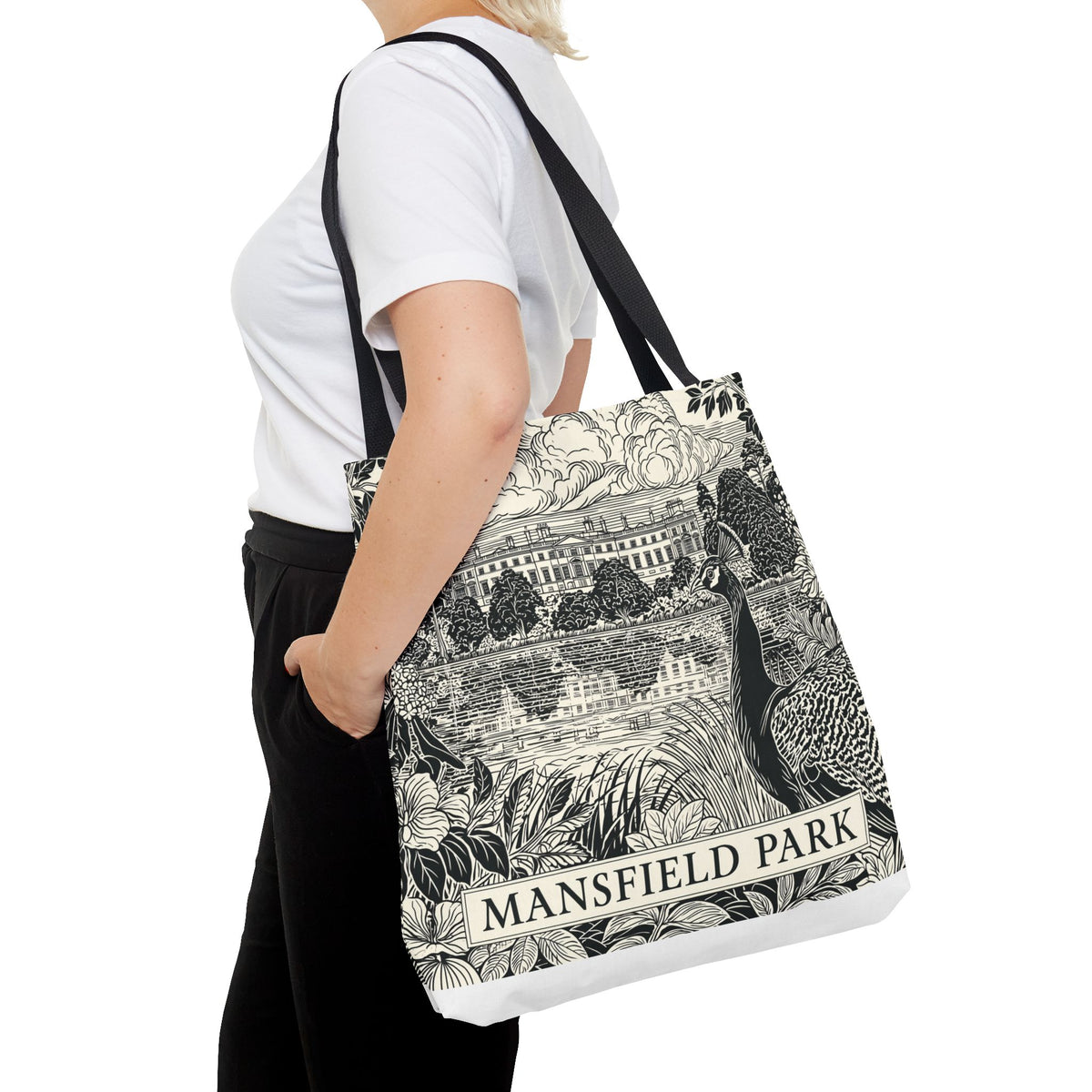 Mansfield Park Vintage Illustration Tote Bag