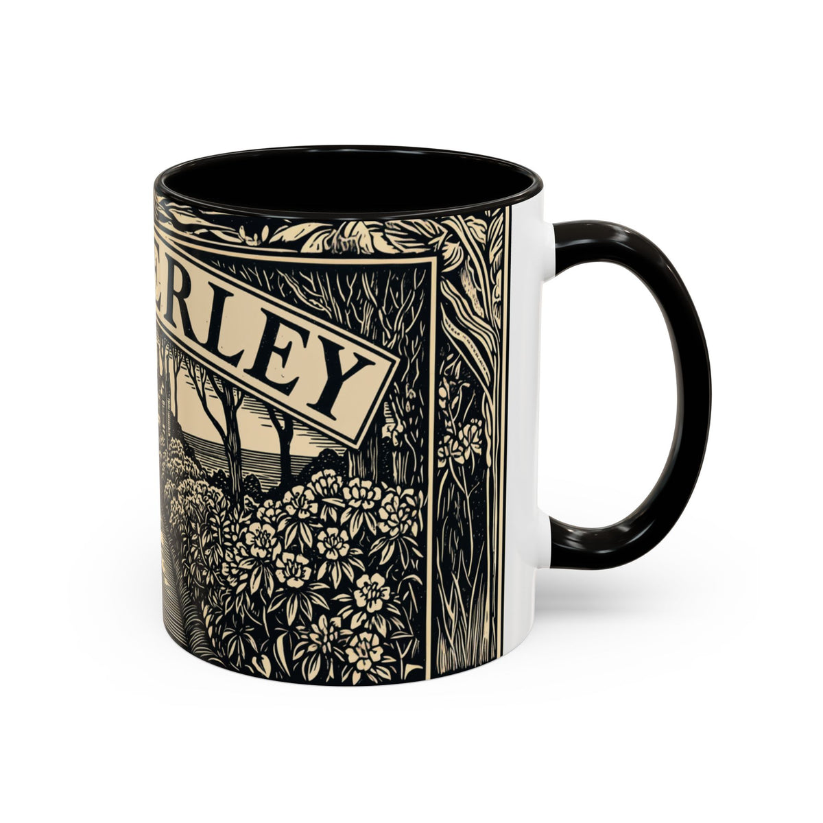 Manderley Estate Illustration Mug | Ceramic Coffee Cup