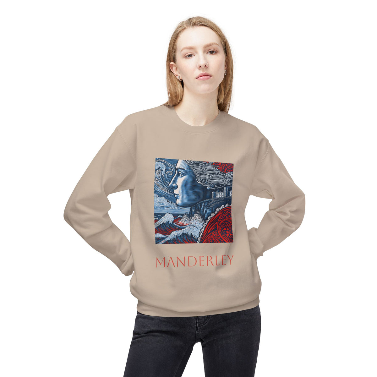Manderley Crewneck Sweatshirt — "I feel her everywhere, you do too, don't you?"