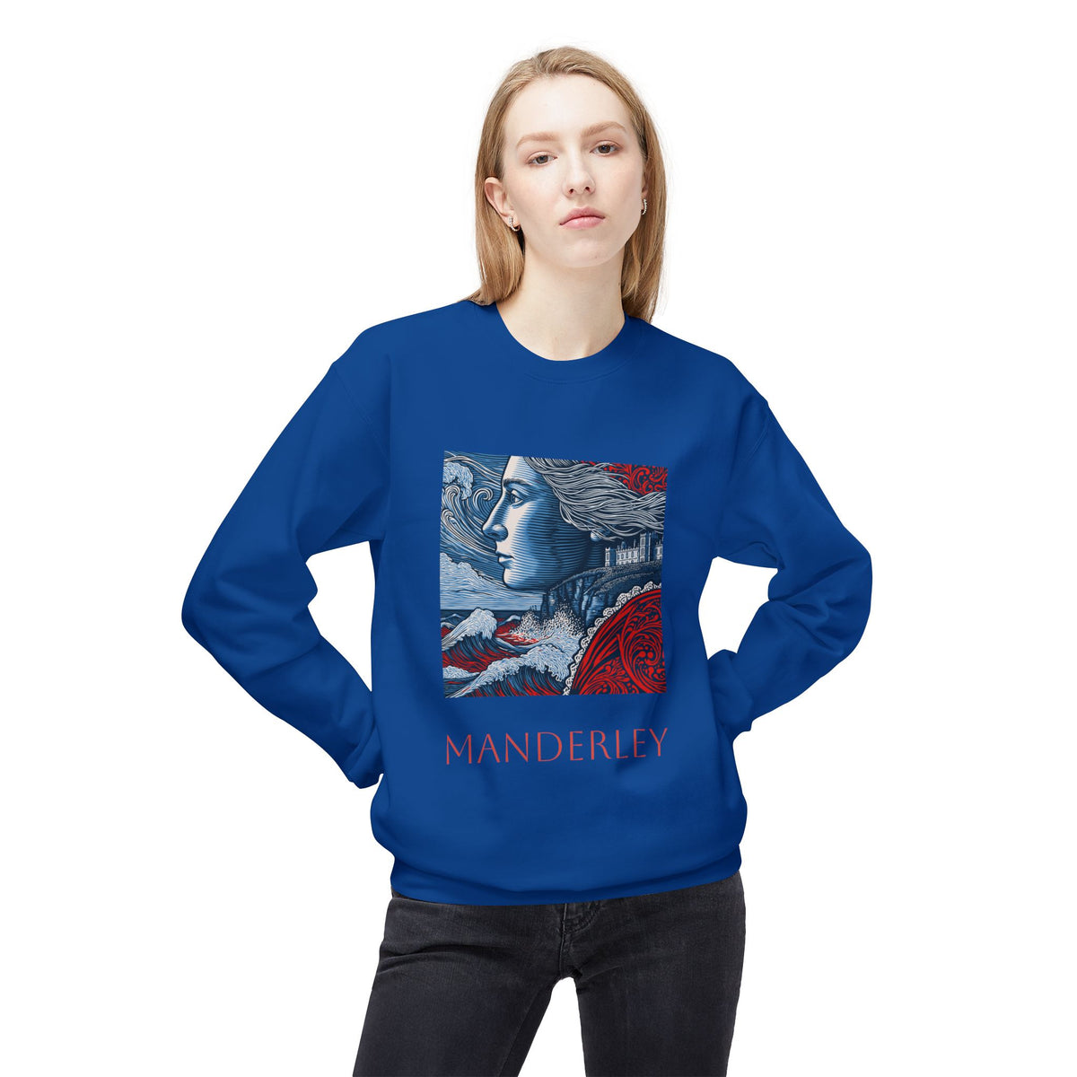Manderley Crewneck Sweatshirt — "I feel her everywhere, you do too, don't you?"