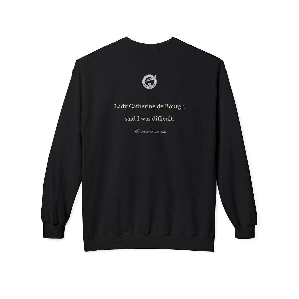 Headstrong Girl Sweatshirt — "Obstinate, Headstrong Girl" Vintage Banner Crewneck