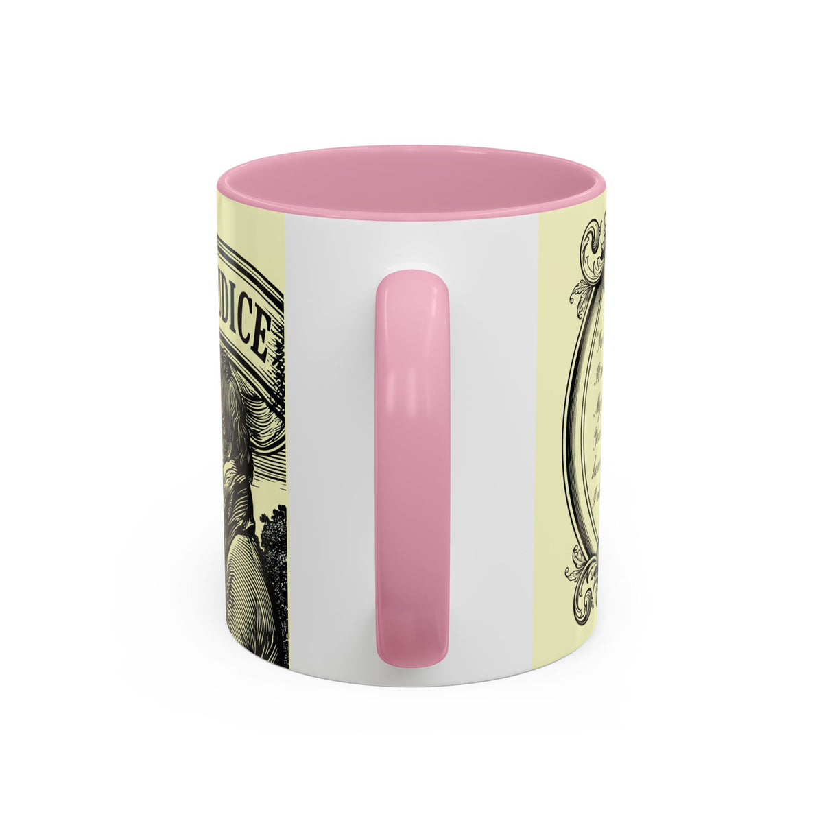 Pride & Prejudice Vintage Illustration Ceramic Mug — Mr. Darcy at Pemberley with Quote (11oz/15oz)