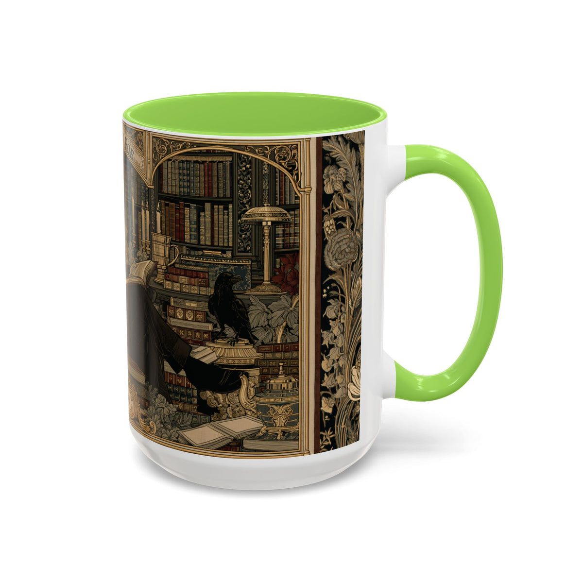 Edgar Allan Poe portrait Mug | Literary Gothic coffee mug