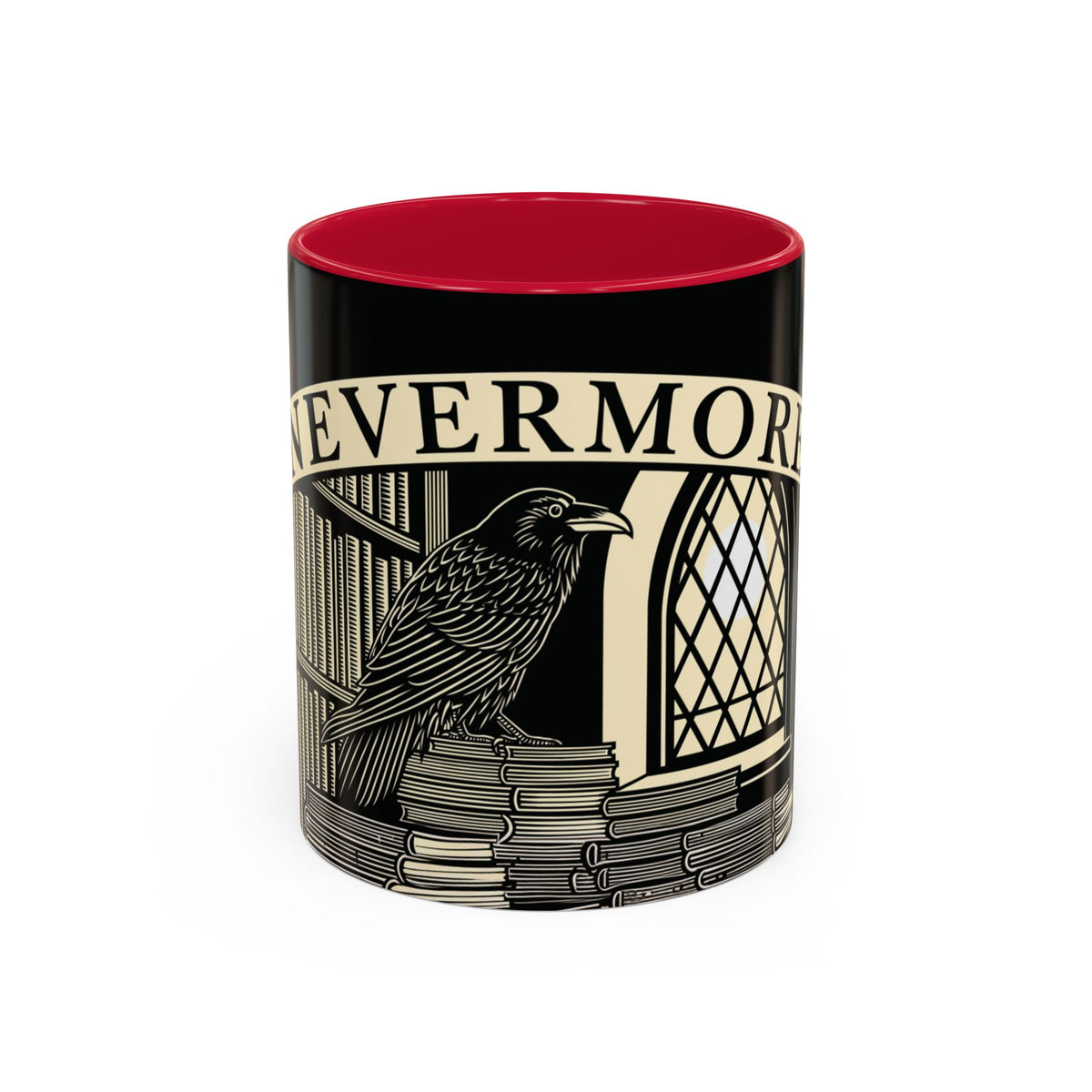 Nevermore Raven Mug | 11oz 15oz Ceramic Coffee Cup