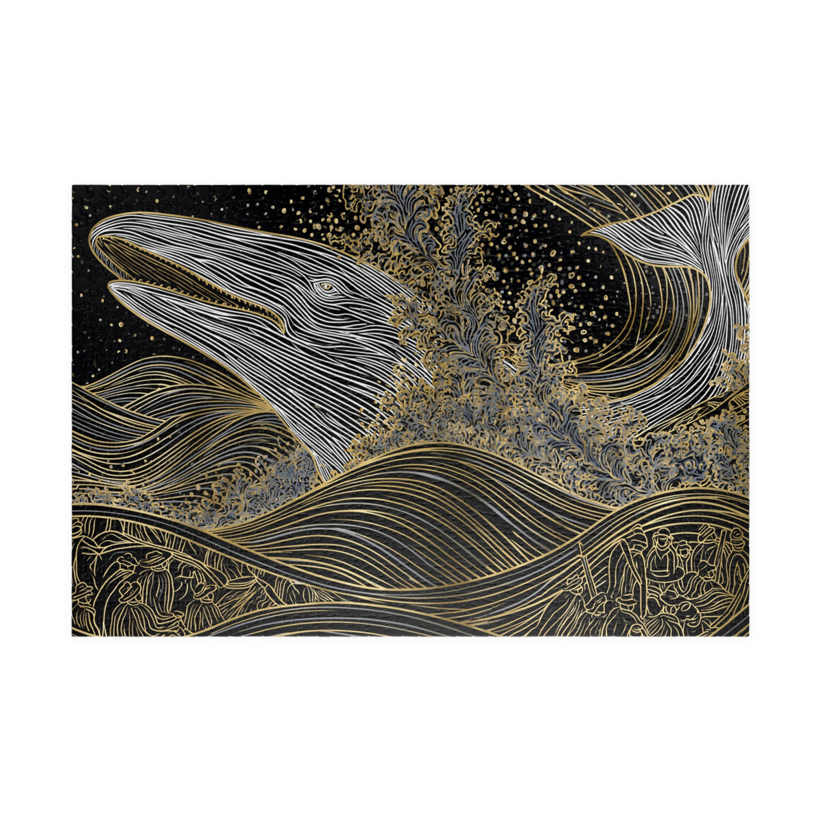 Melville's Moby Dick Puzzle | Ocean Art Jigsaw 110–1014 pcs
