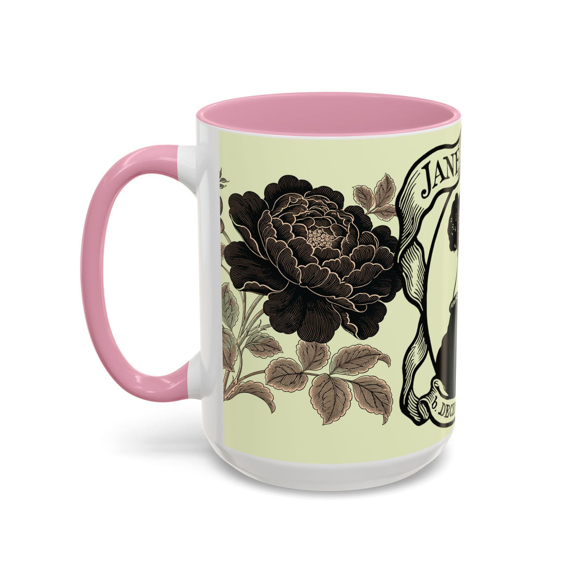 Jane Austen Portrait Ceramic Mug — Literary Tea & Coffee Cup (11oz/15oz)