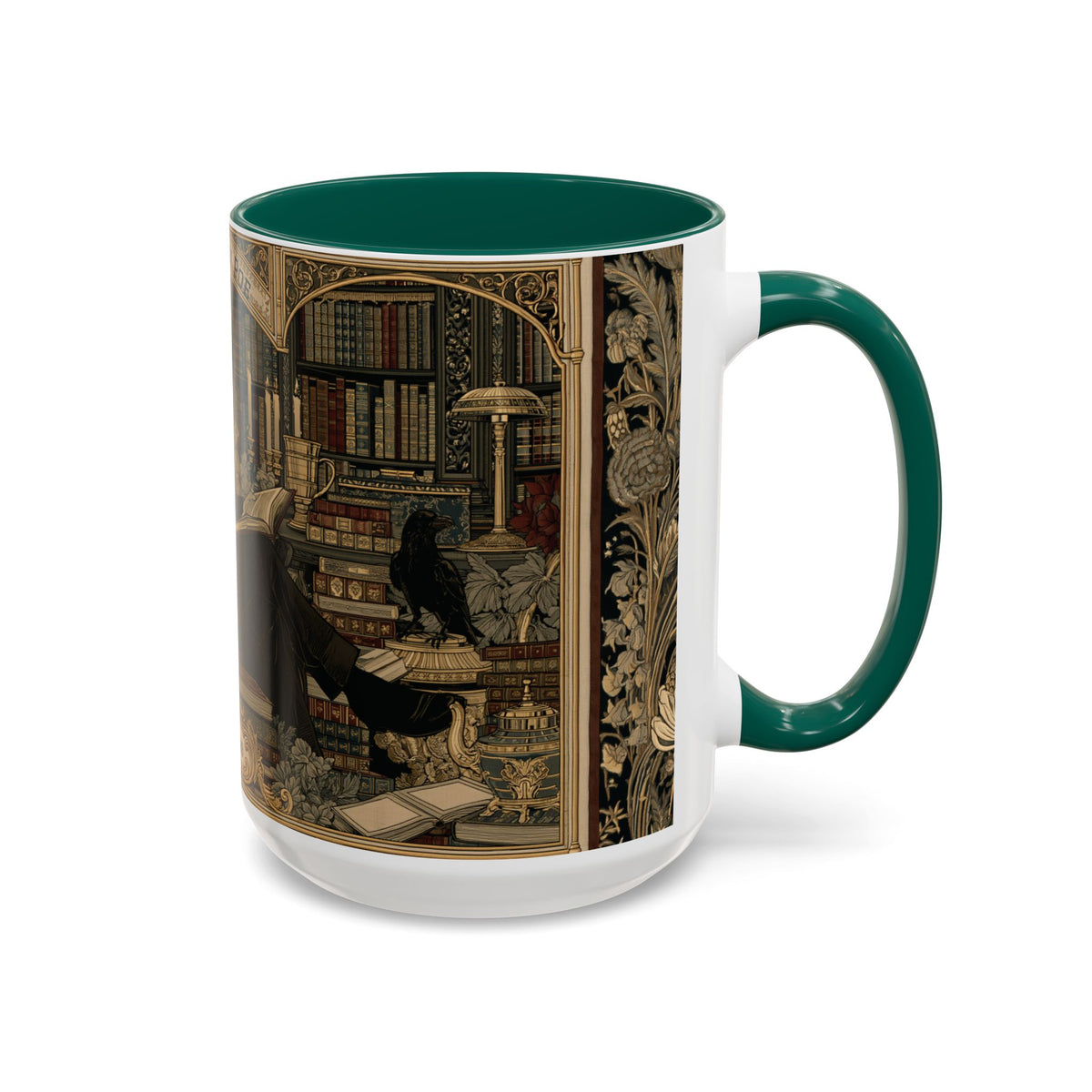 Edgar Allan Poe portrait Mug | Literary Gothic coffee mug