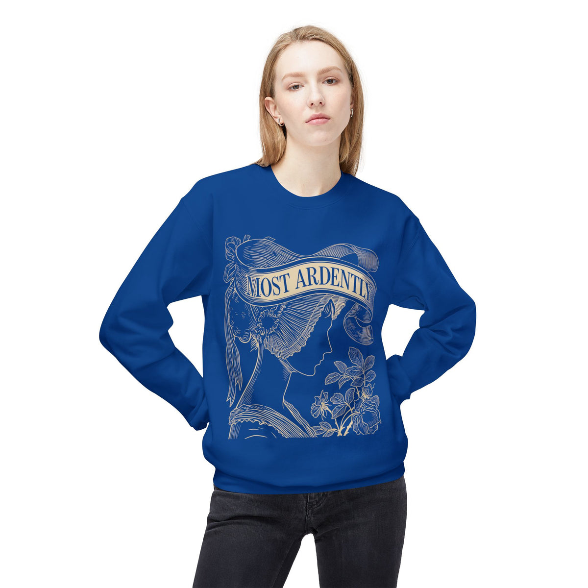 Most Ardently Vintage Floral Crewneck Sweatshirt