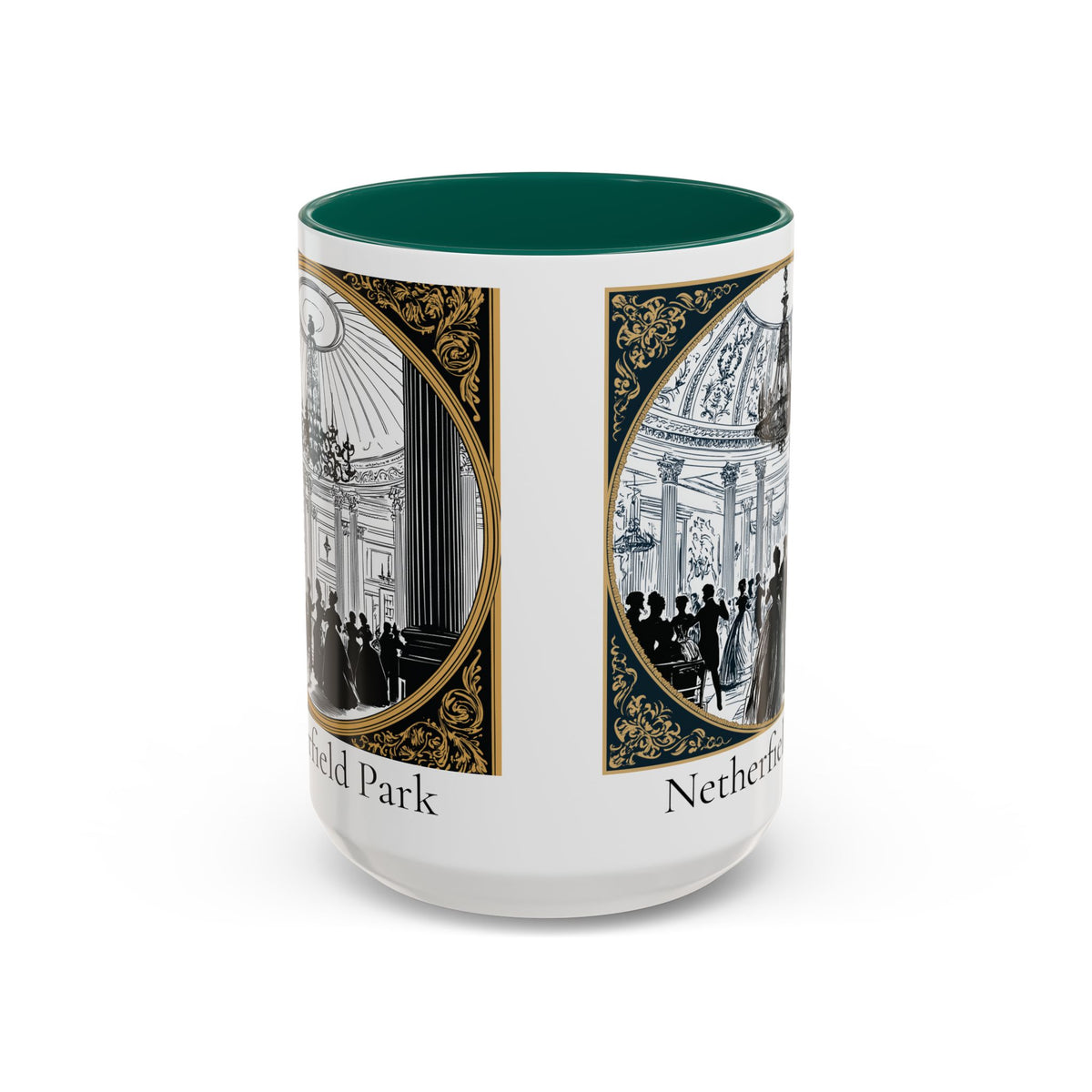 Netherfield Park Ballroom Scene Mug | 11oz 15oz Color Accent