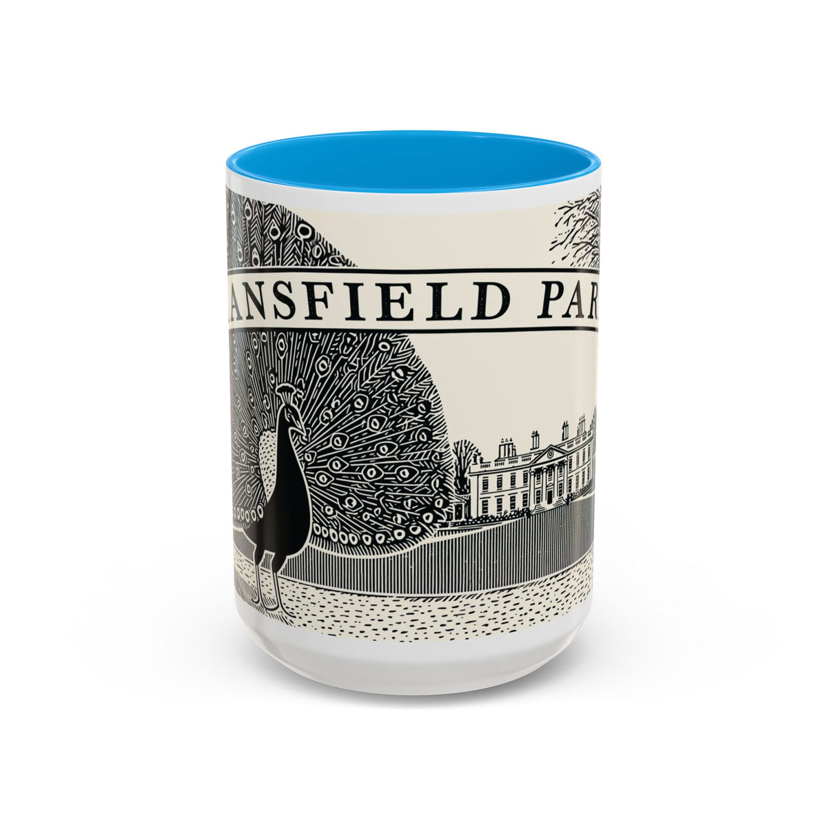 Mansfield Park illustration Mug | Peacock & Estate ceramic mug