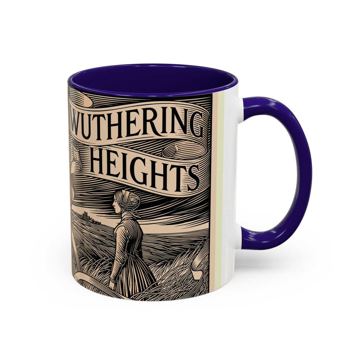 Wuthering Heights Literary Ceramic Mug — Classic Book Cover Coffee Cup (11oz/15oz)