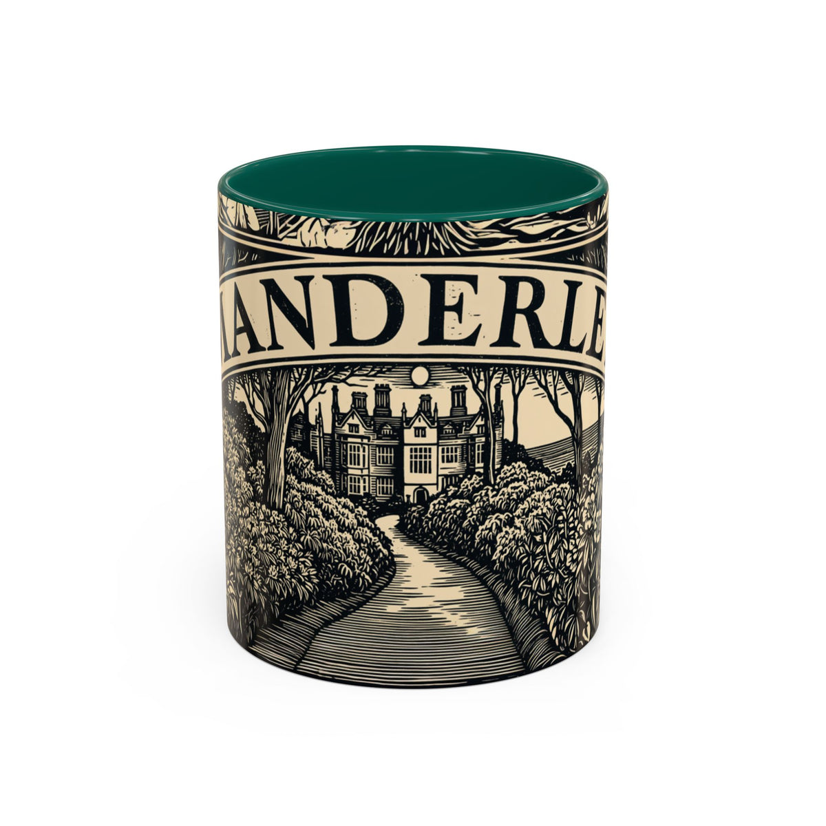 Manderley Estate Illustration Mug | Ceramic Coffee Cup