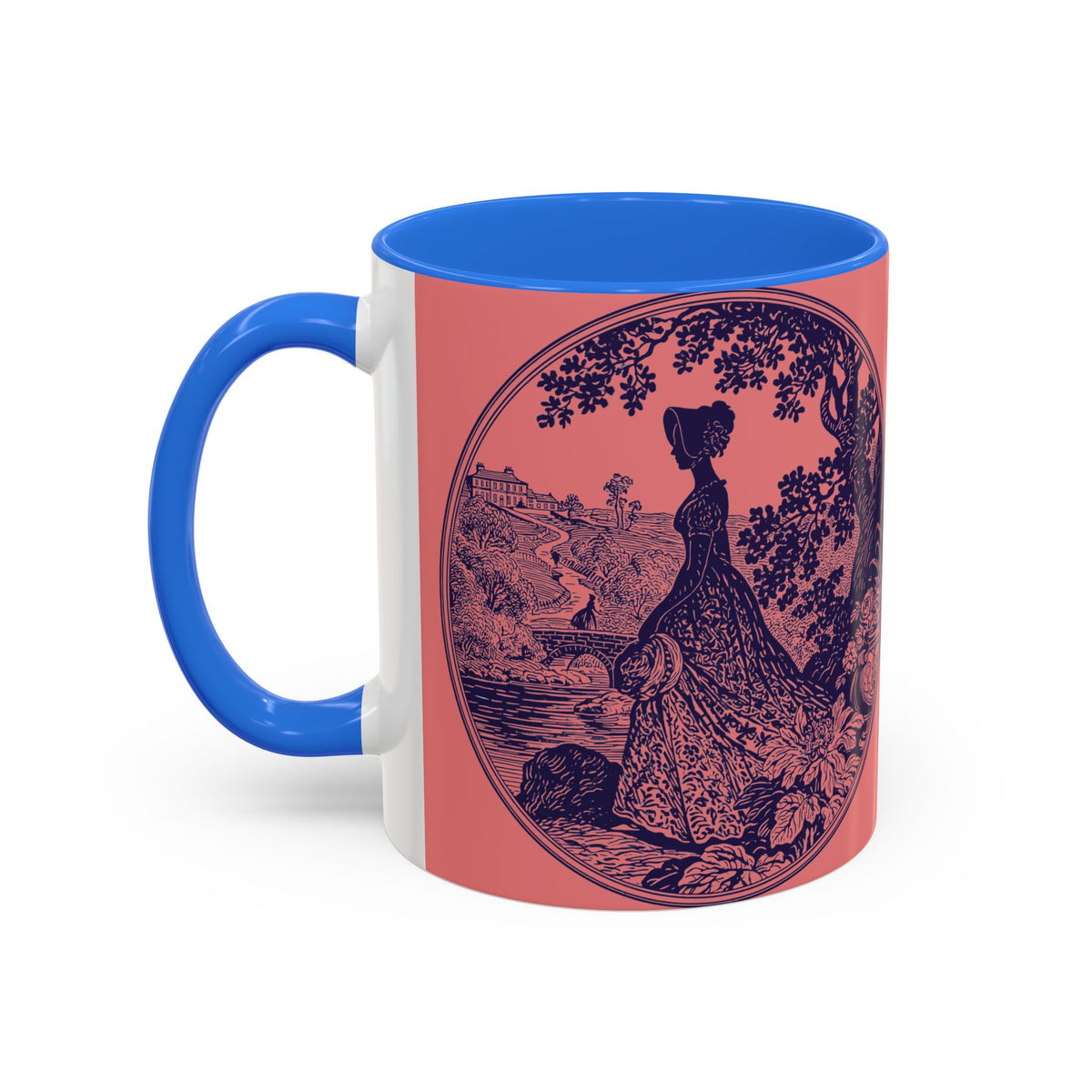 Barely Tolerable Vintage Portrait Mug — Funny Retro Coffee Cup (11oz/15oz)