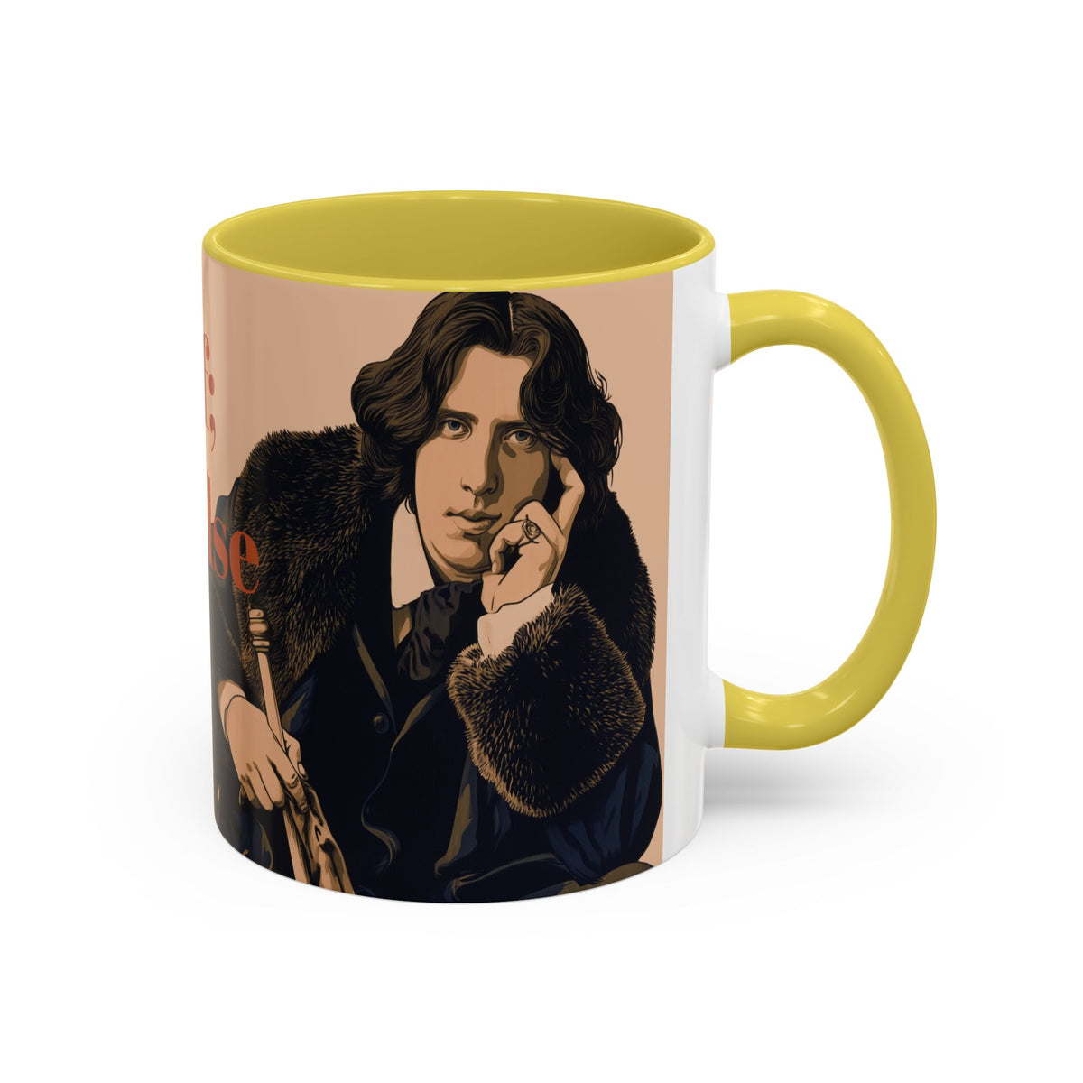 Oscar Wilde Quote Mug — "Be Yourself; Everyone Else Is Taken" Ceramic Coffee Cup (11oz/15oz)