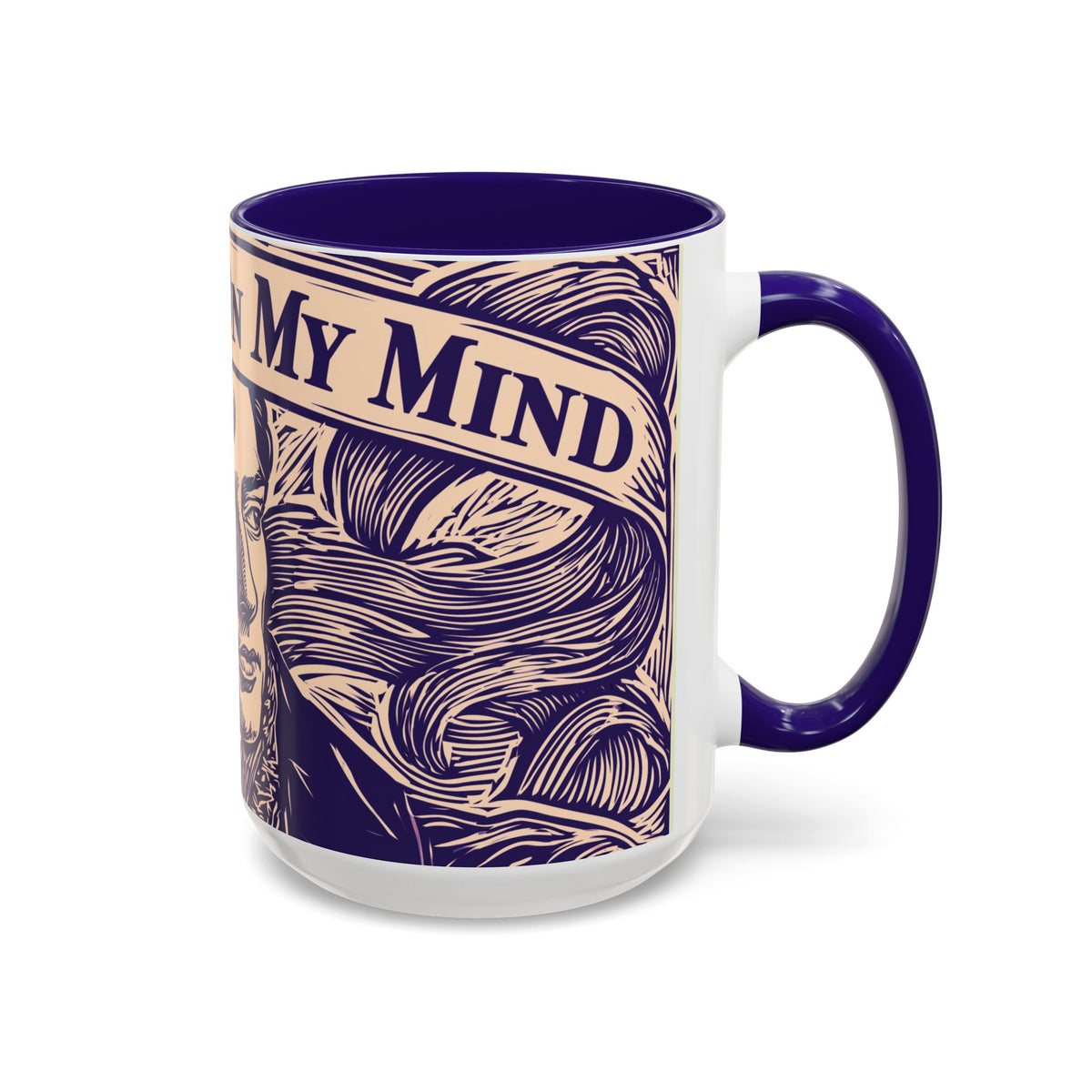 Darcy On My Mind Ceramic Mug — Jane Austen Literary Coffee Cup (11oz/15oz)