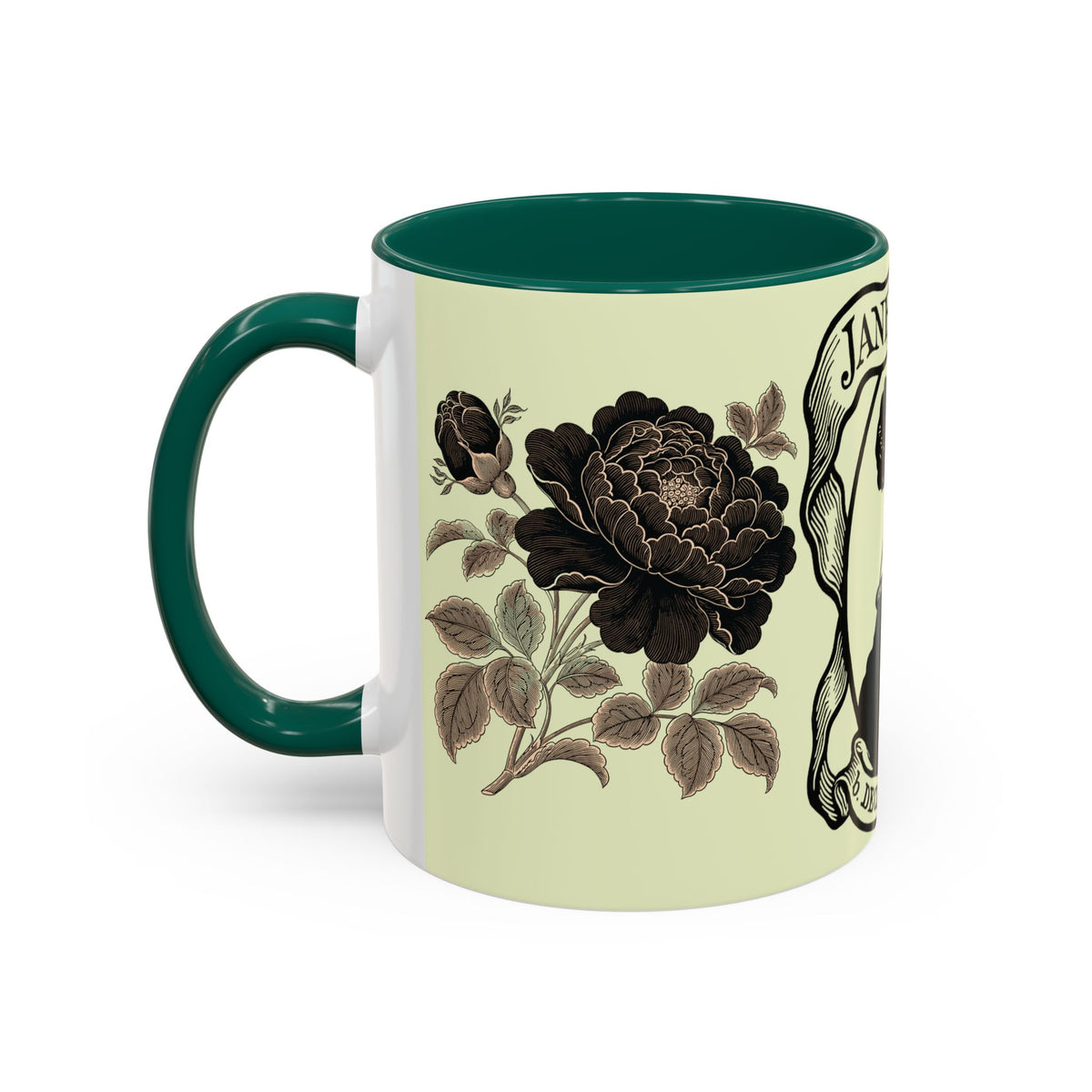 Jane Austen Portrait Ceramic Mug — Literary Tea & Coffee Cup (11oz/15oz)