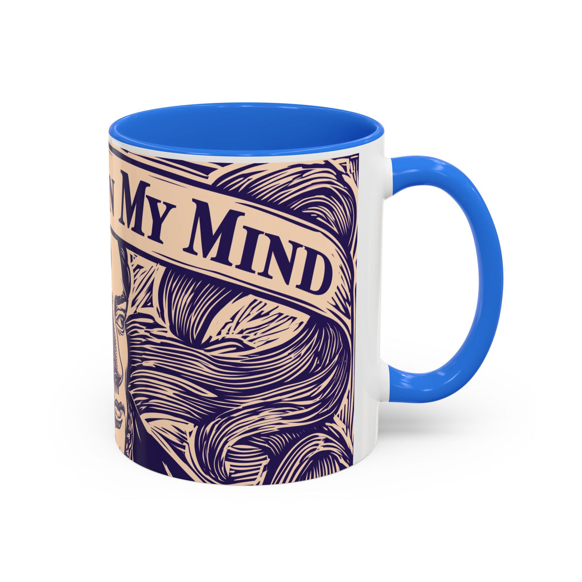 Darcy On My Mind Ceramic Mug — Jane Austen Literary Coffee Cup (11oz/15oz)