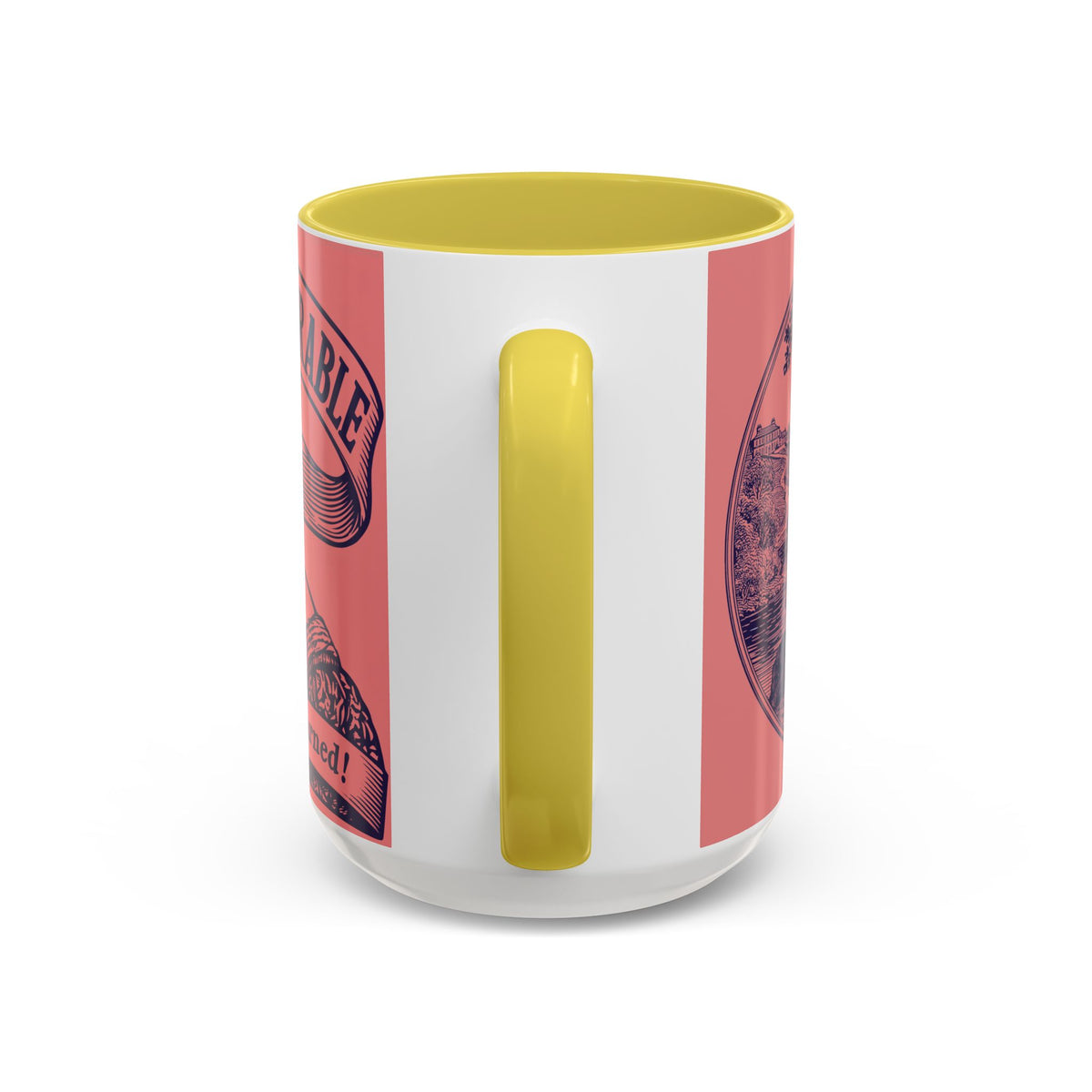 Barely Tolerable Vintage Portrait Mug — Funny Retro Coffee Cup (11oz/15oz)
