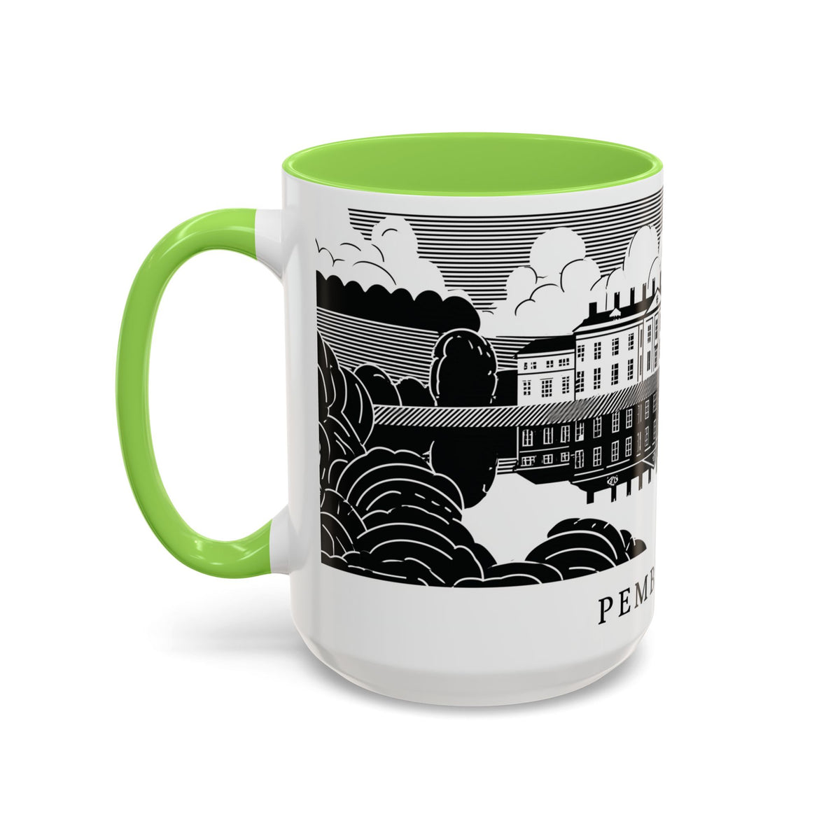 Pemberley Estate Illustration Mug | Ceramic Coffee Cup