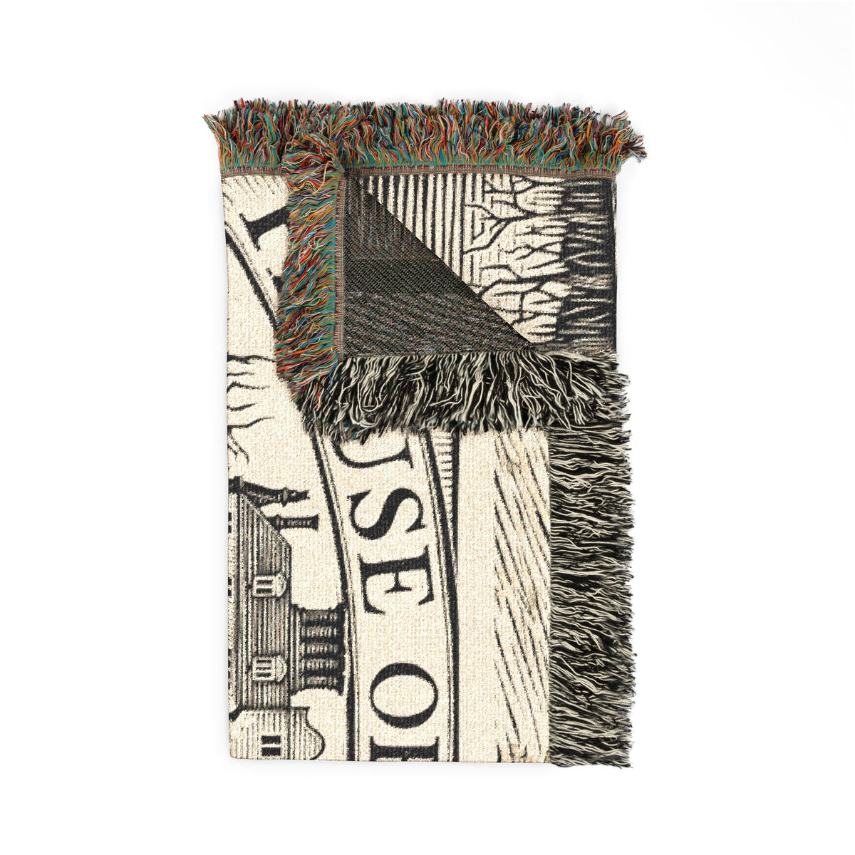 The House of Usher — Woven Blanket | Edgar Allan Poe Gothic Throw