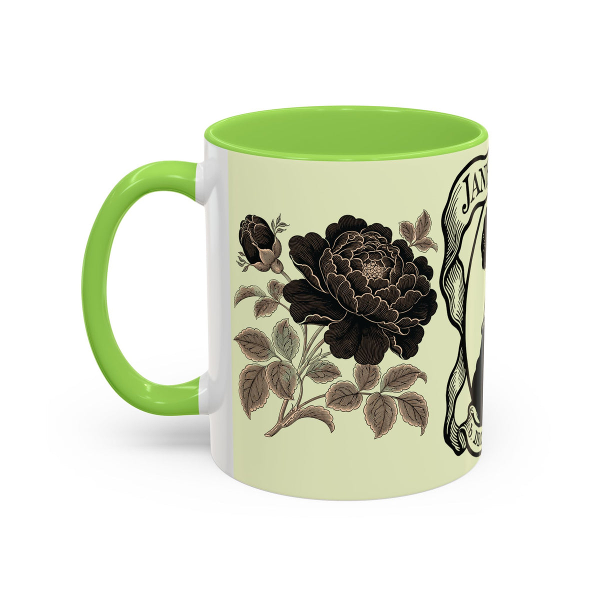 Jane Austen Portrait Ceramic Mug — Literary Tea & Coffee Cup (11oz/15oz)