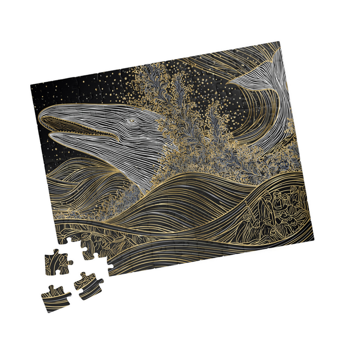 Melville's Moby Dick Puzzle | Ocean Art Jigsaw 110–1014 pcs