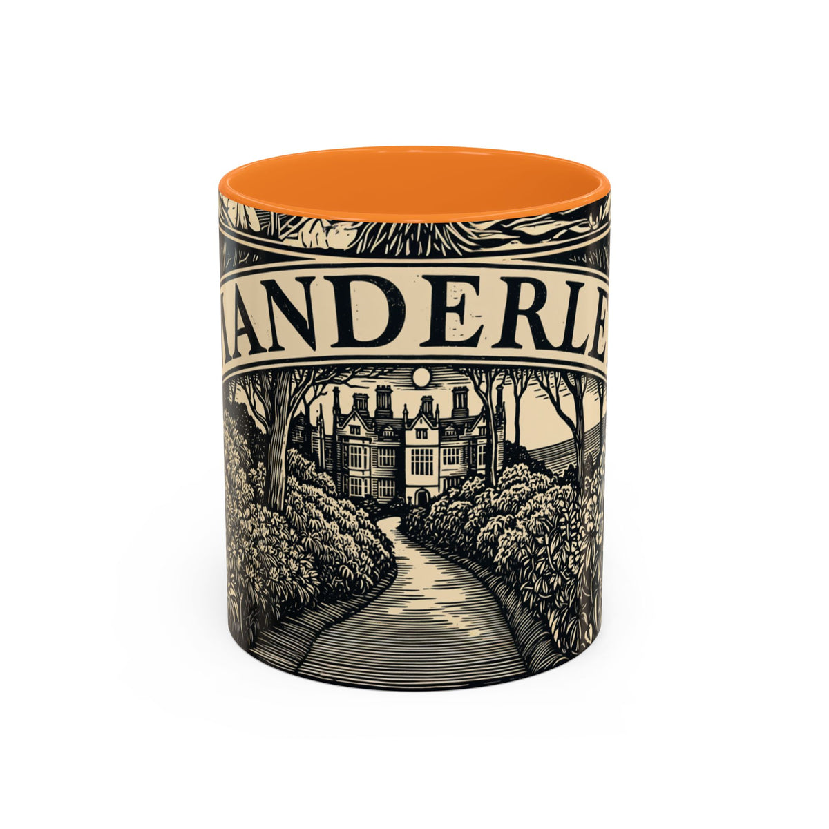 Manderley Estate Illustration Mug | Ceramic Coffee Cup