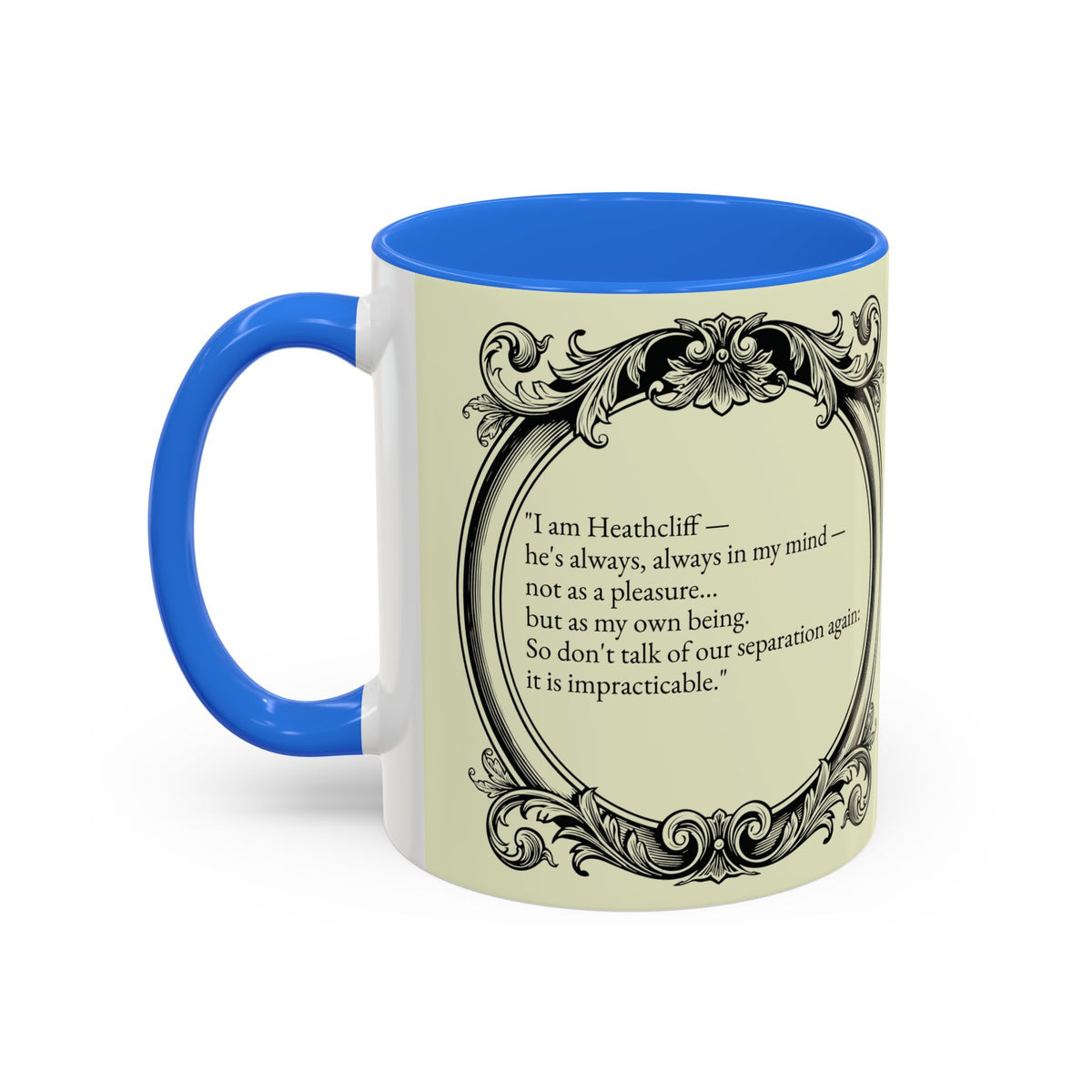 Wuthering Heights Literary Ceramic Mug — Classic Book Cover Coffee Cup (11oz/15oz)