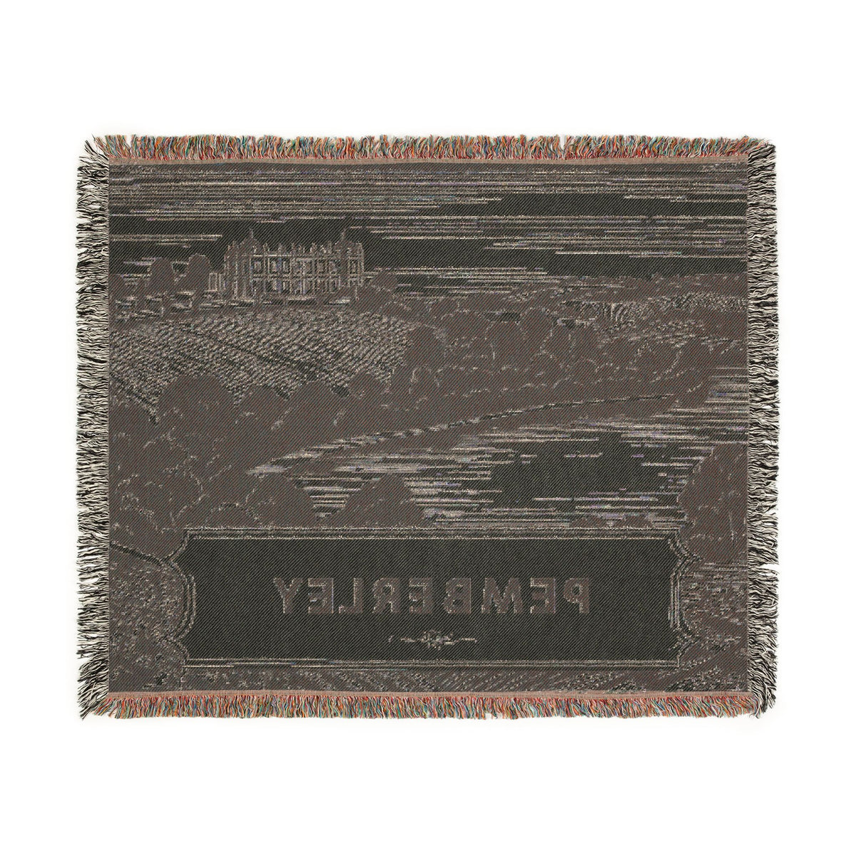 Pemberley Landscape Woven Blanket | Country Estate Throw Collection