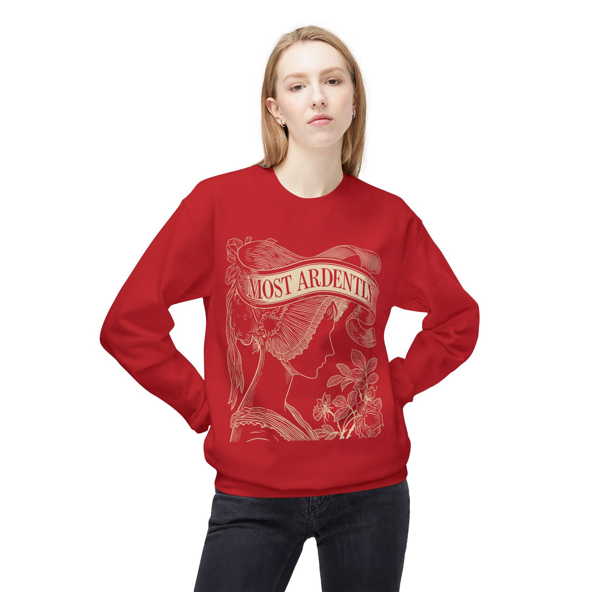 Most Ardently Vintage Floral Crewneck Sweatshirt