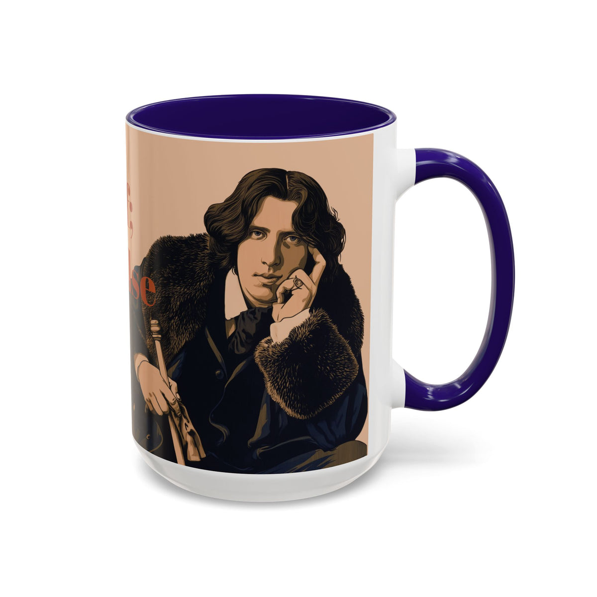 Oscar Wilde Quote Mug — "Be Yourself; Everyone Else Is Taken" Ceramic Coffee Cup (11oz/15oz)