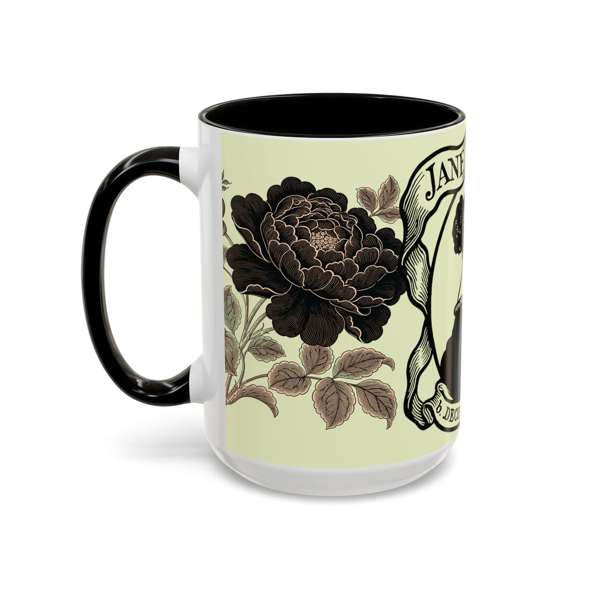 Jane Austen Portrait Ceramic Mug — Literary Tea & Coffee Cup (11oz/15oz)