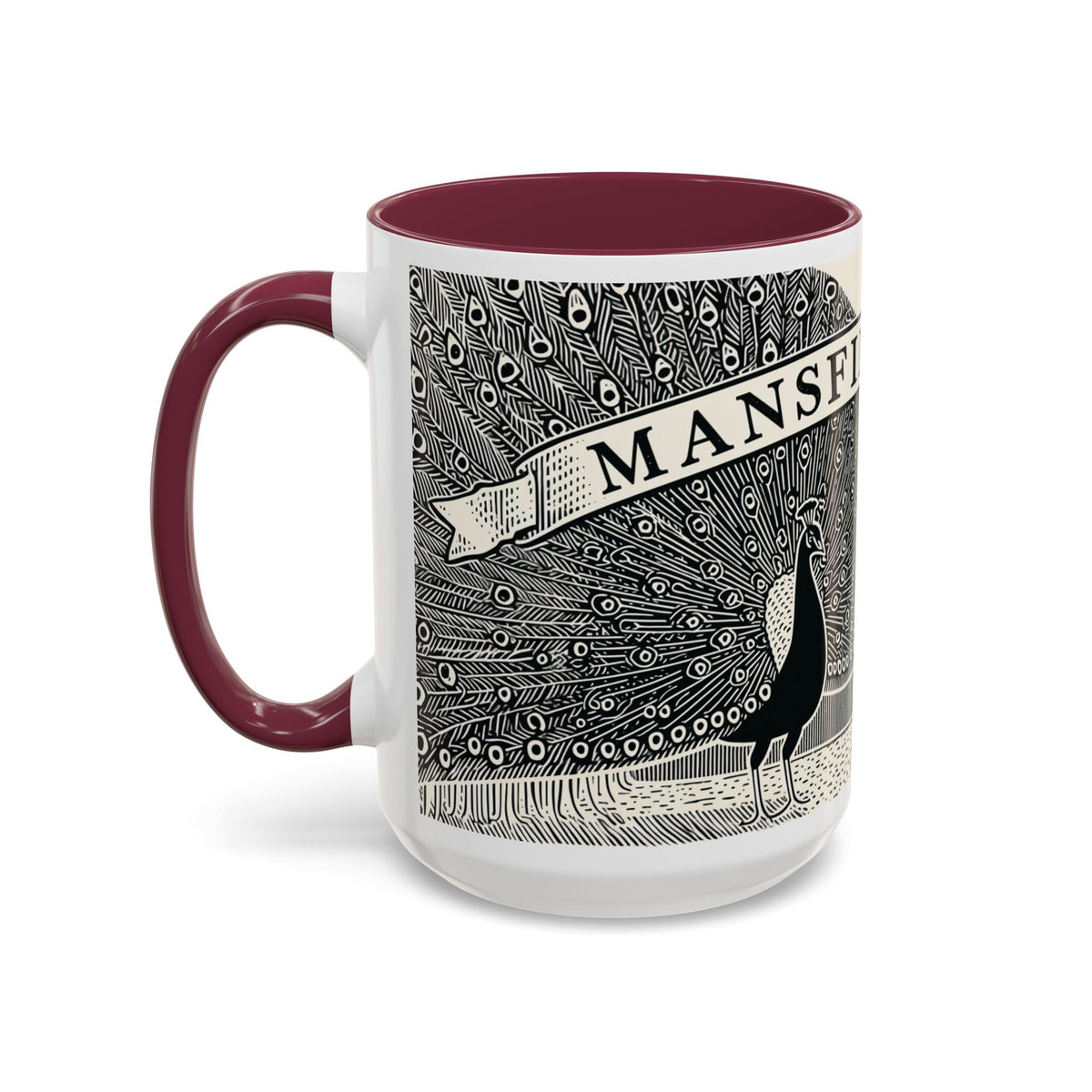 Mansfield Park illustration Mug | Peacock & Estate ceramic mug