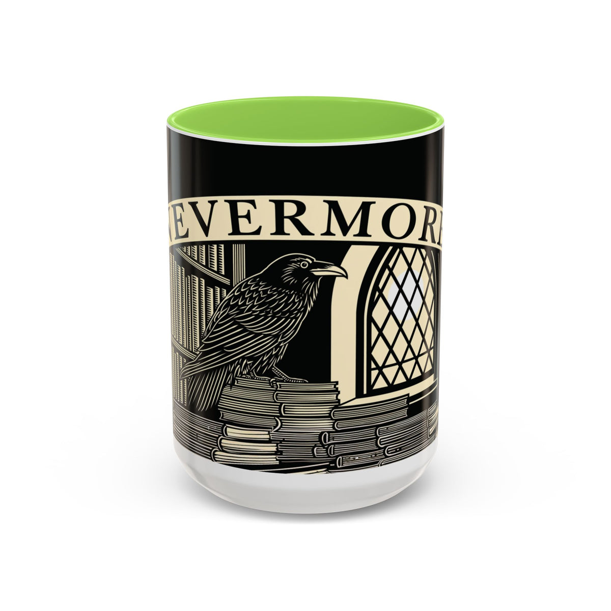 Nevermore Raven Mug | 11oz 15oz Ceramic Coffee Cup