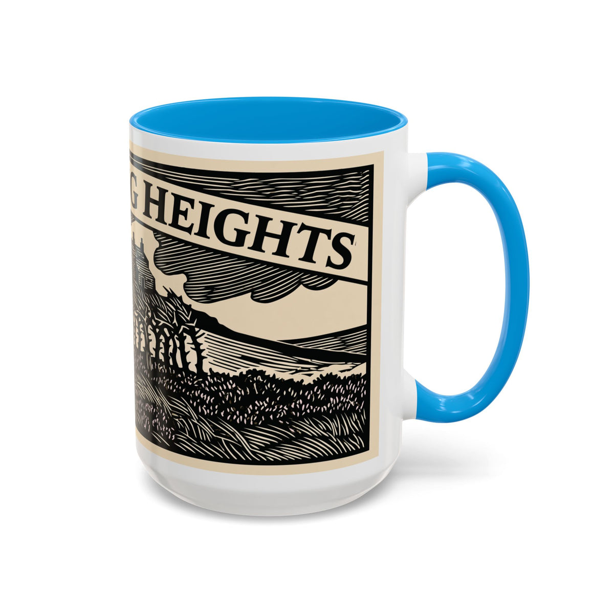 Wuthering Heights Coffee Mug | Emily Brontë Literary Design Mug