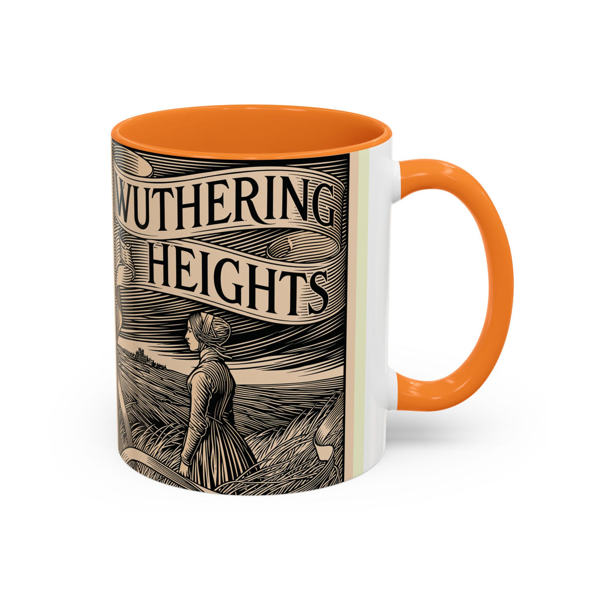 Wuthering Heights Literary Ceramic Mug — Classic Book Cover Coffee Cup (11oz/15oz)