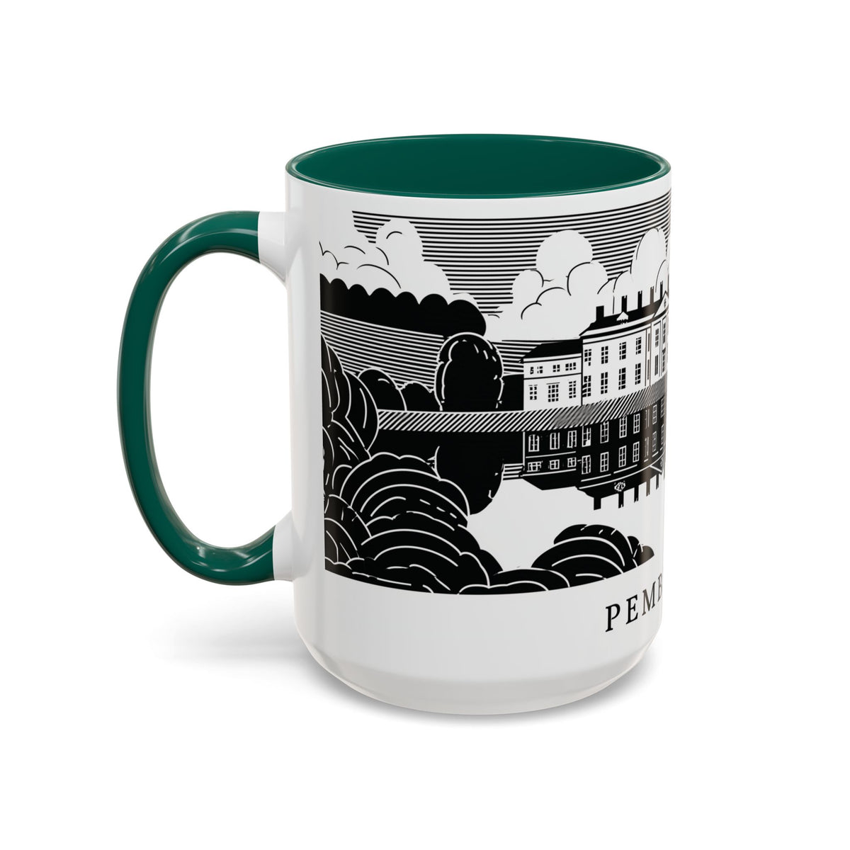 Pemberley Estate Illustration Mug | Ceramic Coffee Cup