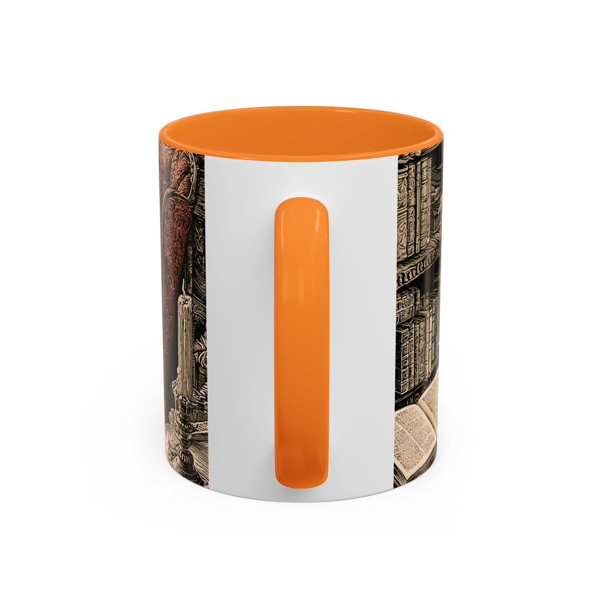 Edgar Allan Poe Raven Portrait Mug | Ceramic Coffee Cup
