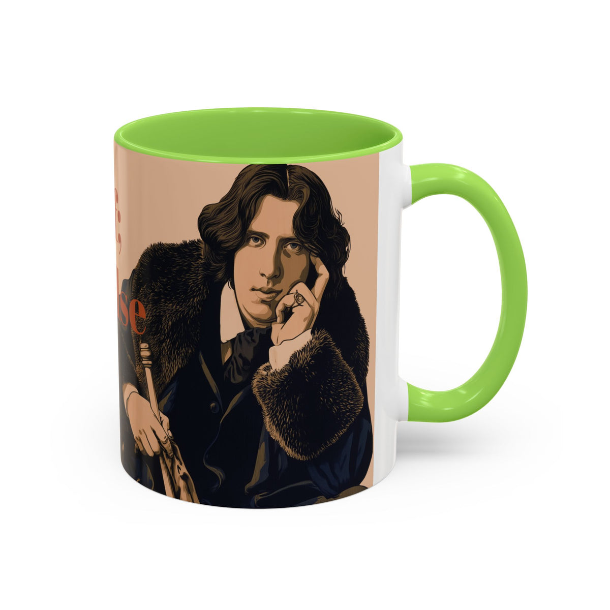Oscar Wilde Quote Mug — "Be Yourself; Everyone Else Is Taken" Ceramic Coffee Cup (11oz/15oz)