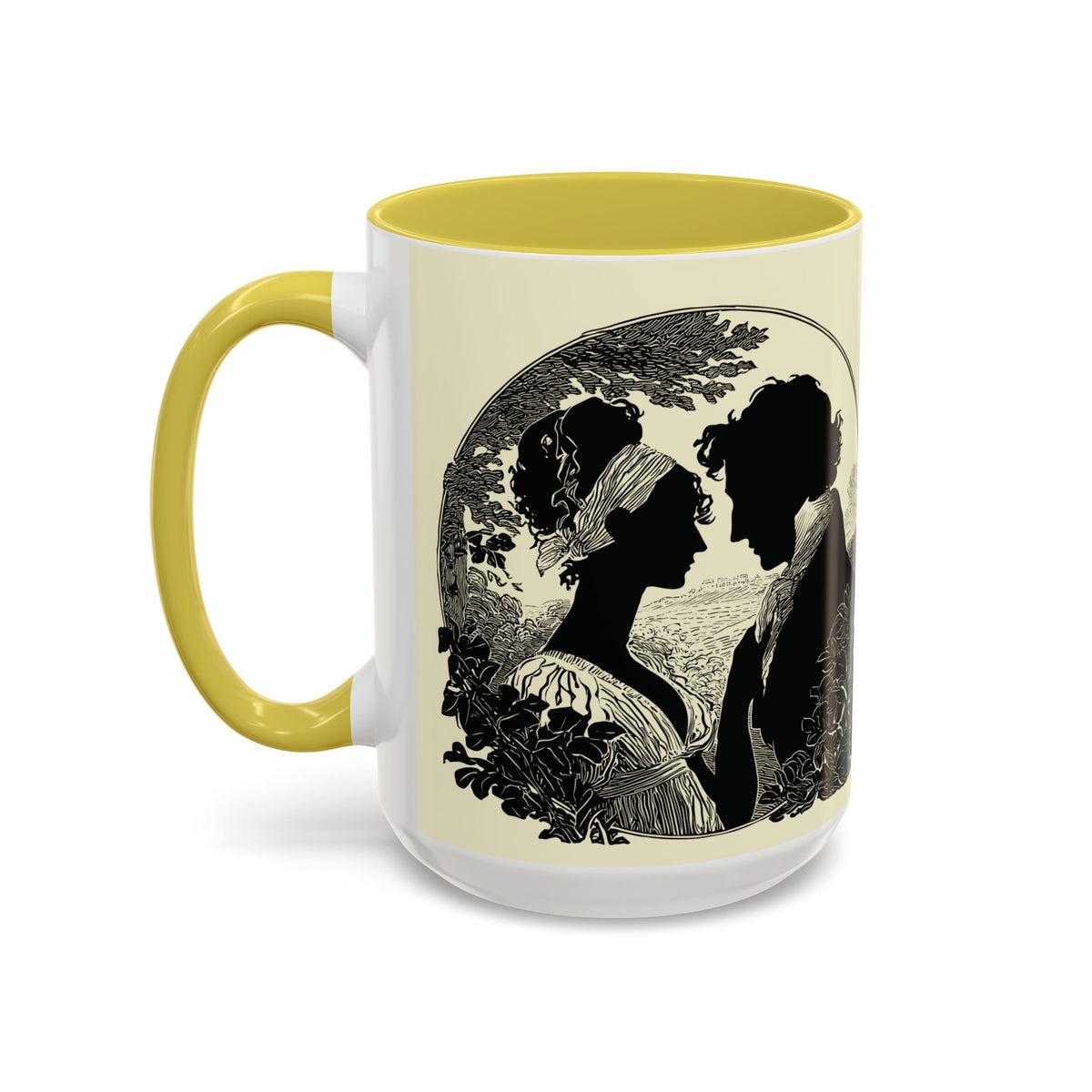 Most Ardently Floral Coffee Mug — Vintage Romantic Quote Mug (11oz & 15oz)