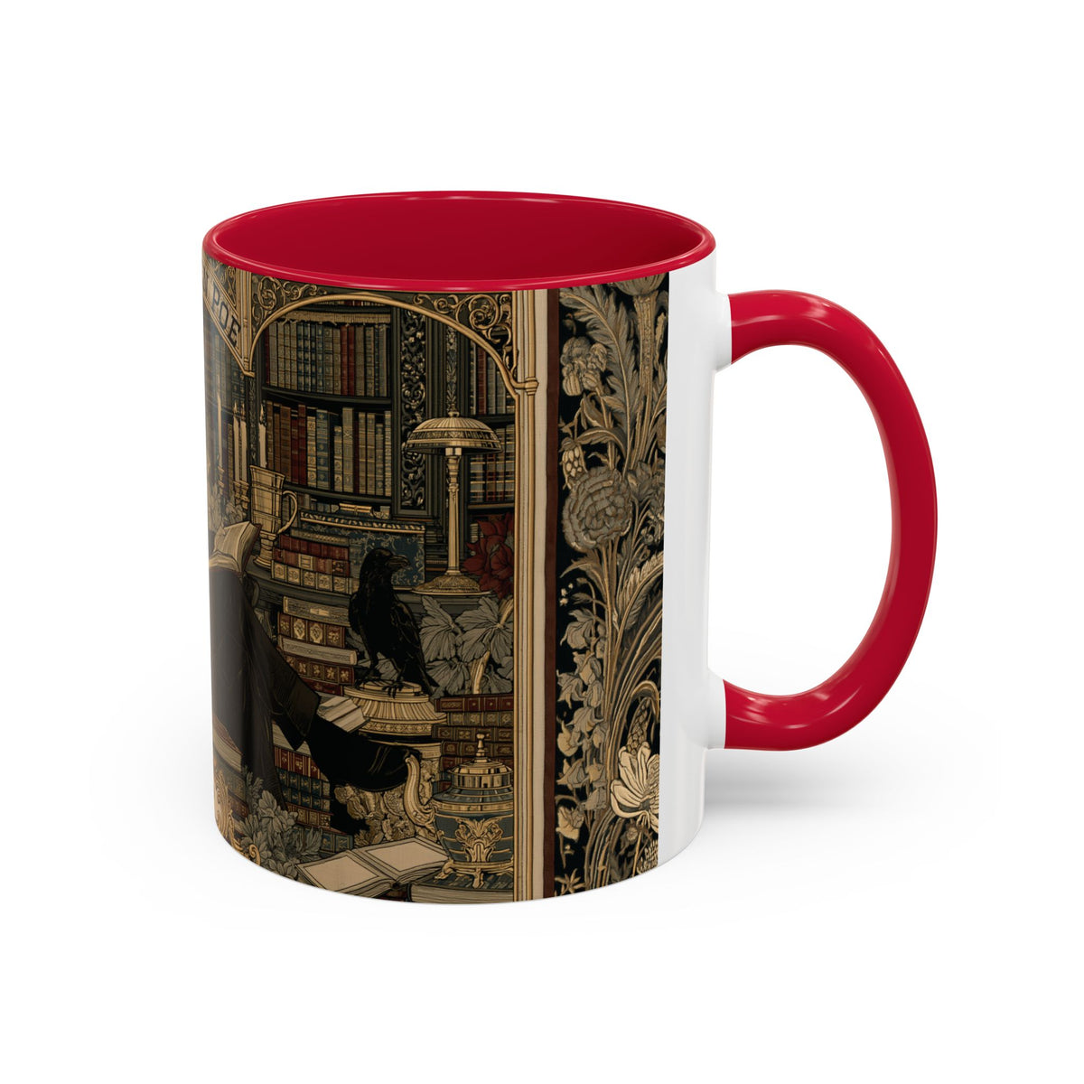 Edgar Allan Poe portrait Mug | Literary Gothic coffee mug