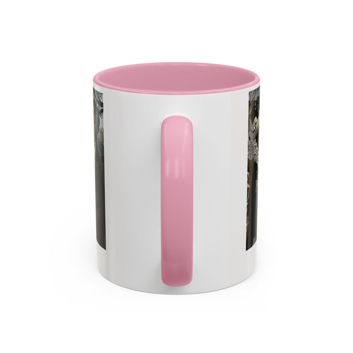 'Strolling Pemberley' Ceramic Coffee Cup — Vintage Regency Silhouette Mug