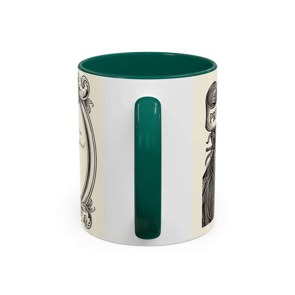 Quote from Pride & Prejudice Vintage Floral Mug — “Pride & Prejudice” Ceramic Book Lover Mug (11oz/15oz)