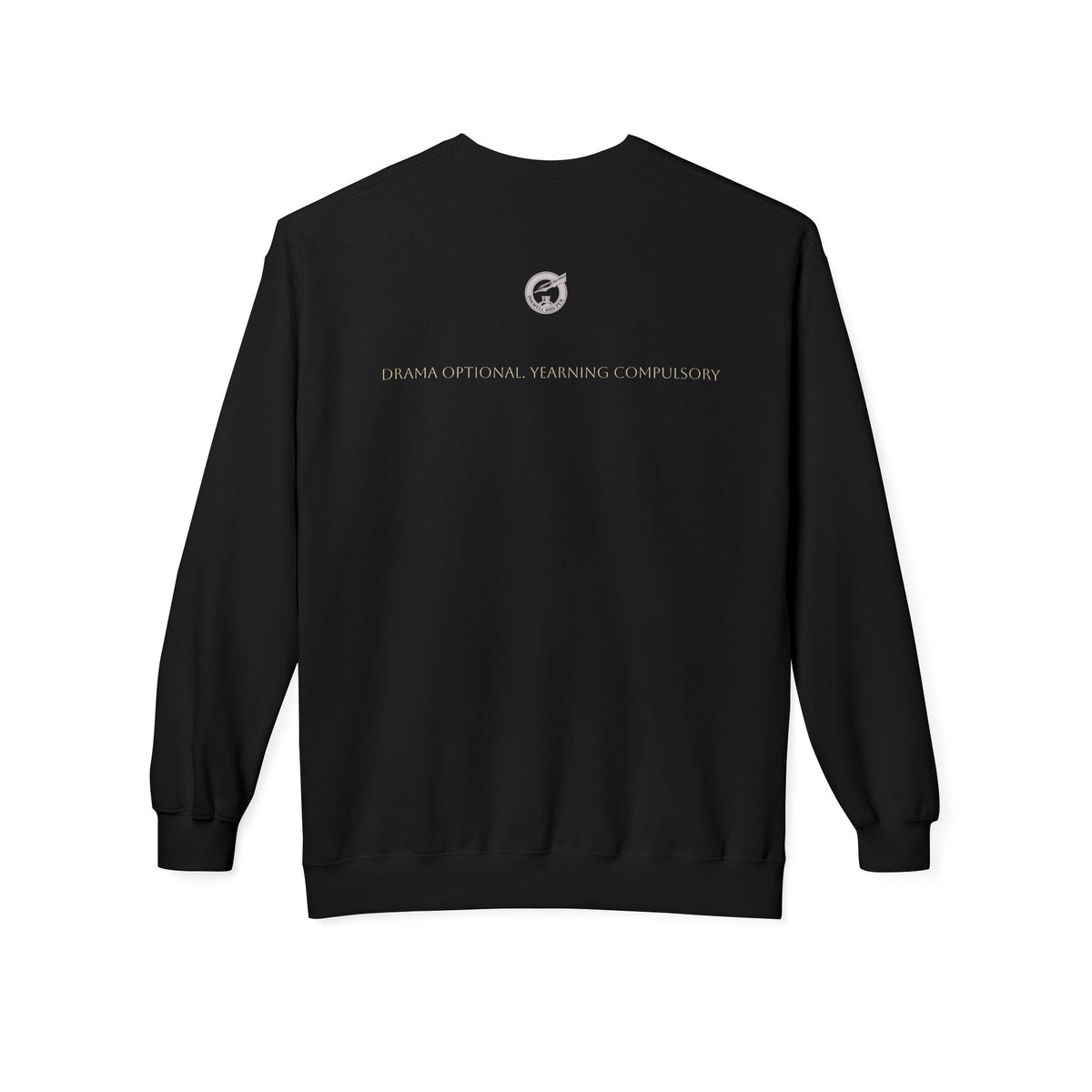 Jane Austen Reader - Crewneck Sweatshirt — "Rife With Regency Drama" Vintage Floral Graphic