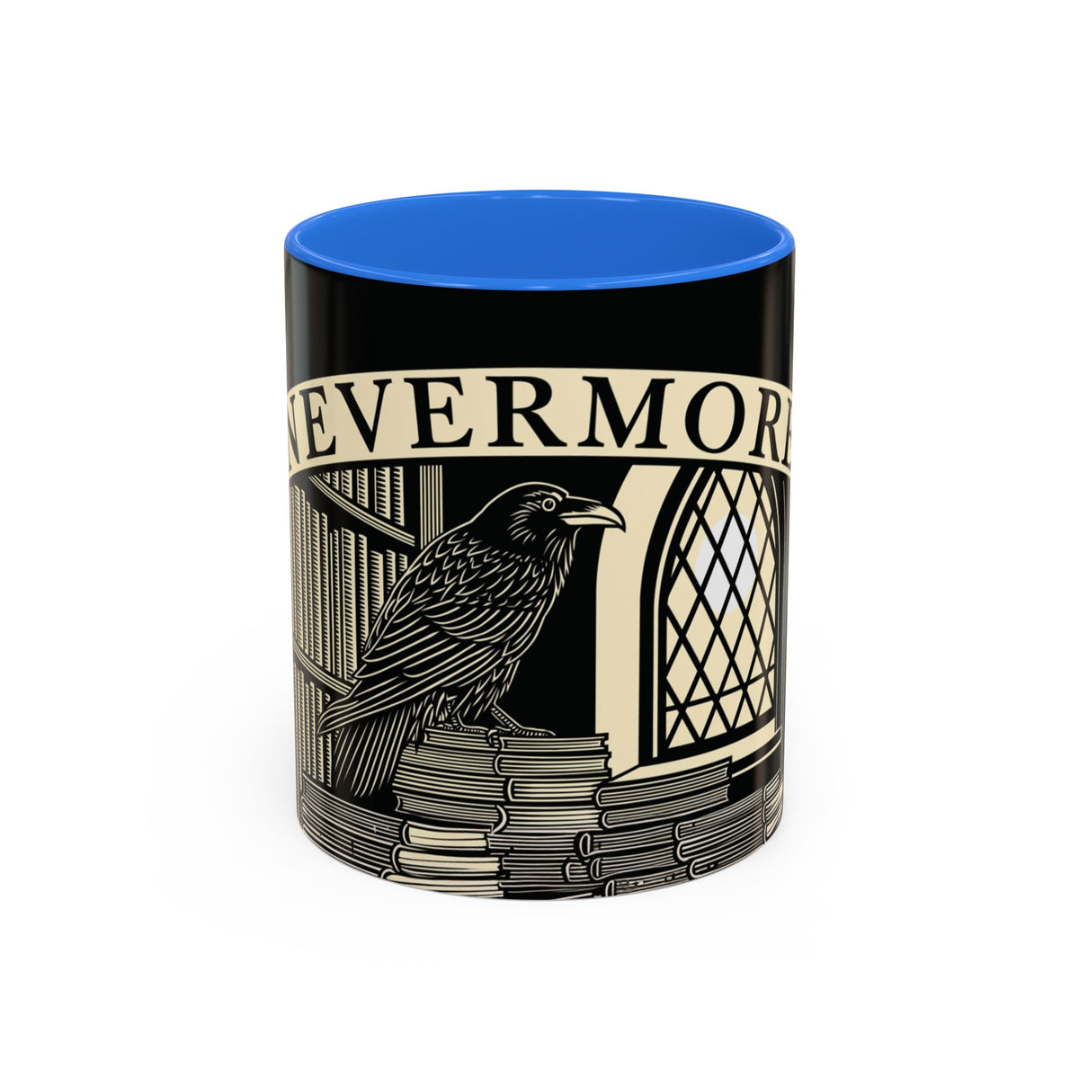 Nevermore Raven Mug | 11oz 15oz Ceramic Coffee Cup