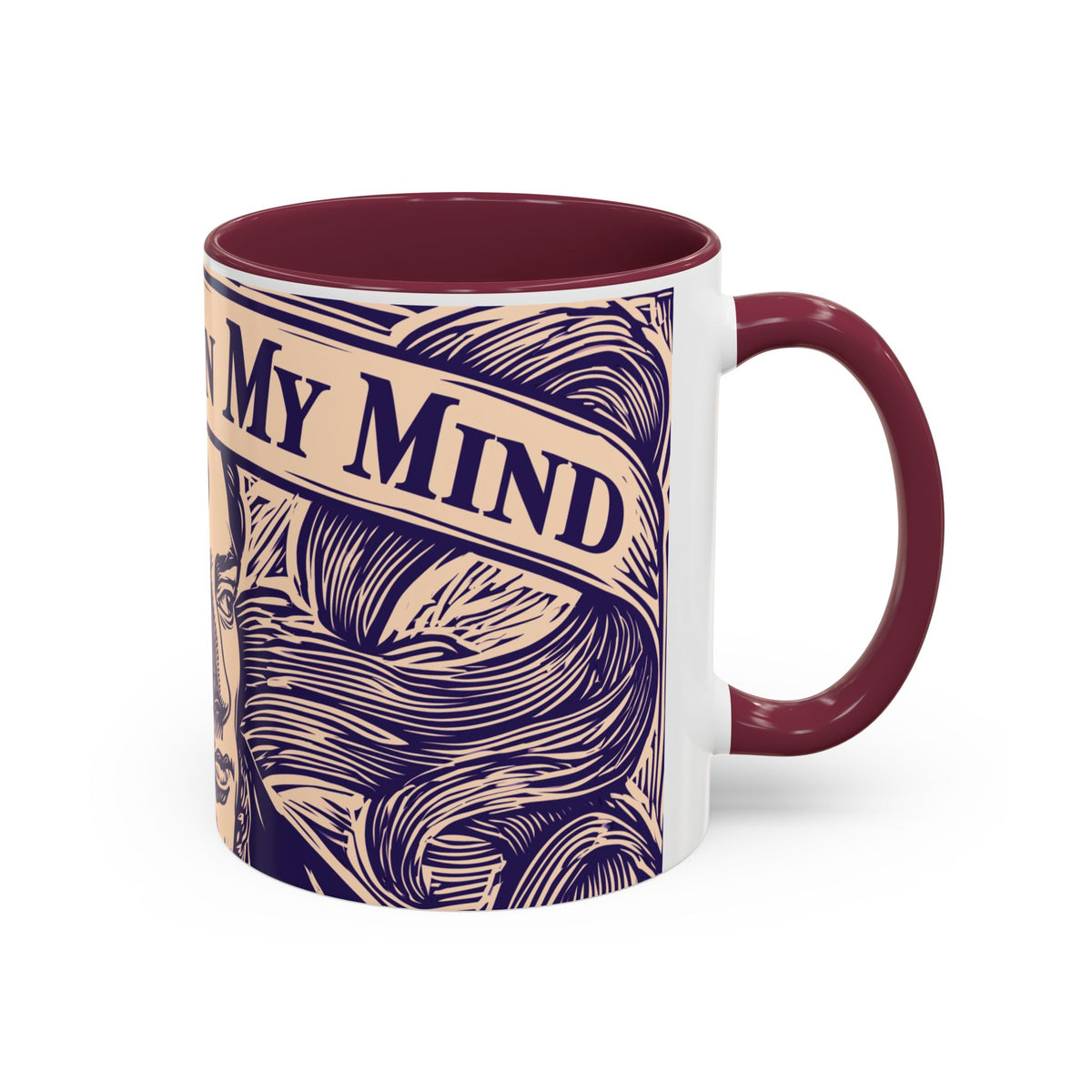 Darcy On My Mind Ceramic Mug — Jane Austen Literary Coffee Cup (11oz/15oz)