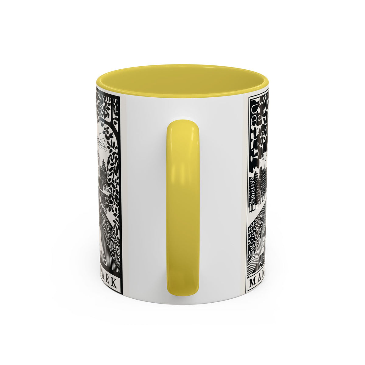 Mansfield Park Peacock Illustration Mug | Vintage Etching Wraparound