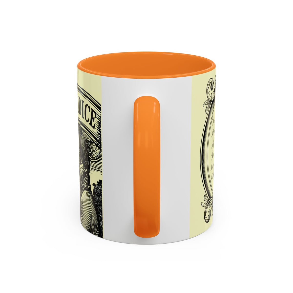 Pride & Prejudice Vintage Illustration Ceramic Mug — Mr. Darcy at Pemberley with Quote (11oz/15oz)