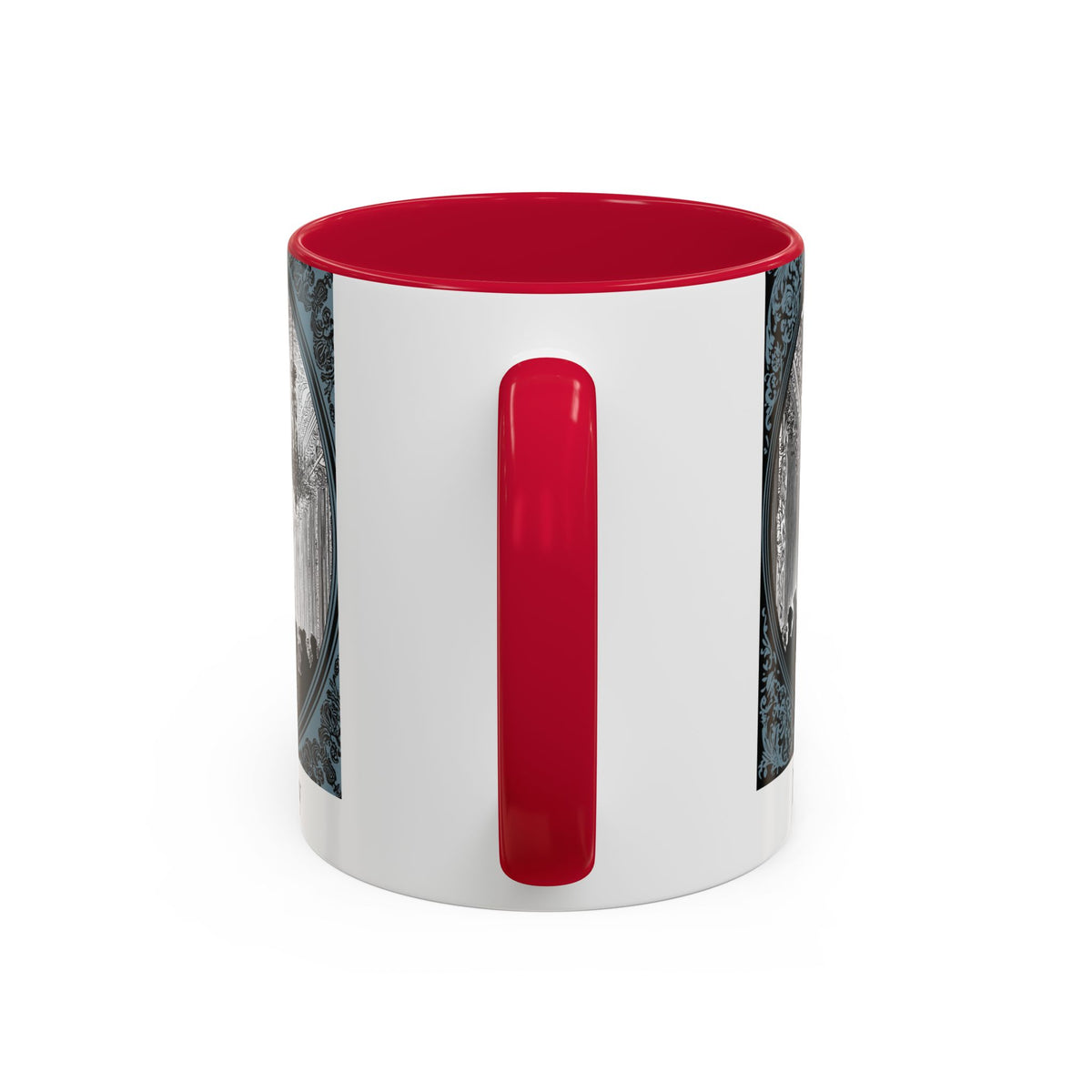 Pemberley Ballroom Illustration Mug | Color Accent Ceramic Mug